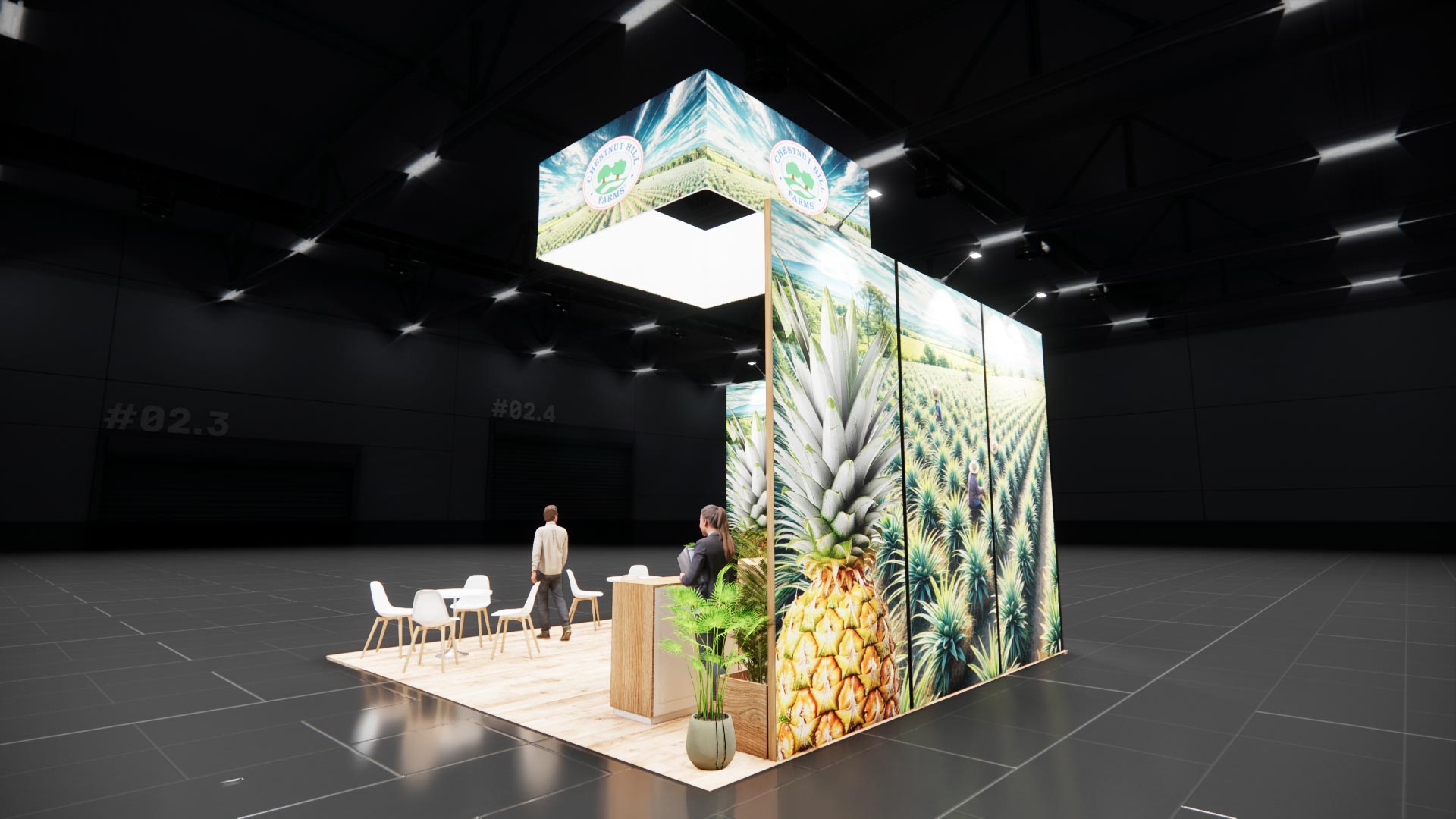 20 x 20 Island Exhibit Rental — Global Pet Expo, Orlando