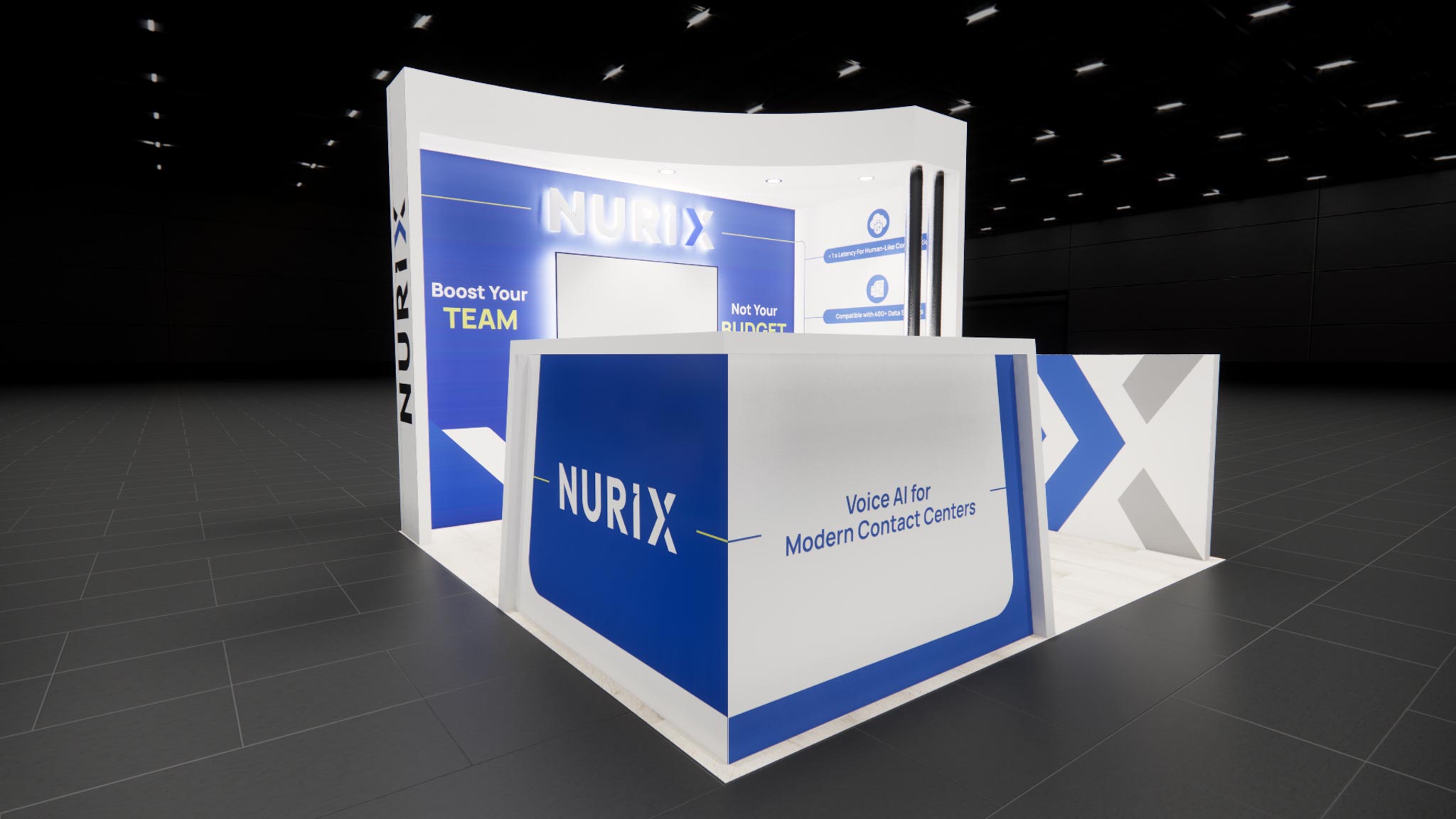 10 x 10 Inline Exhibit Rental — Coverings, Orlando