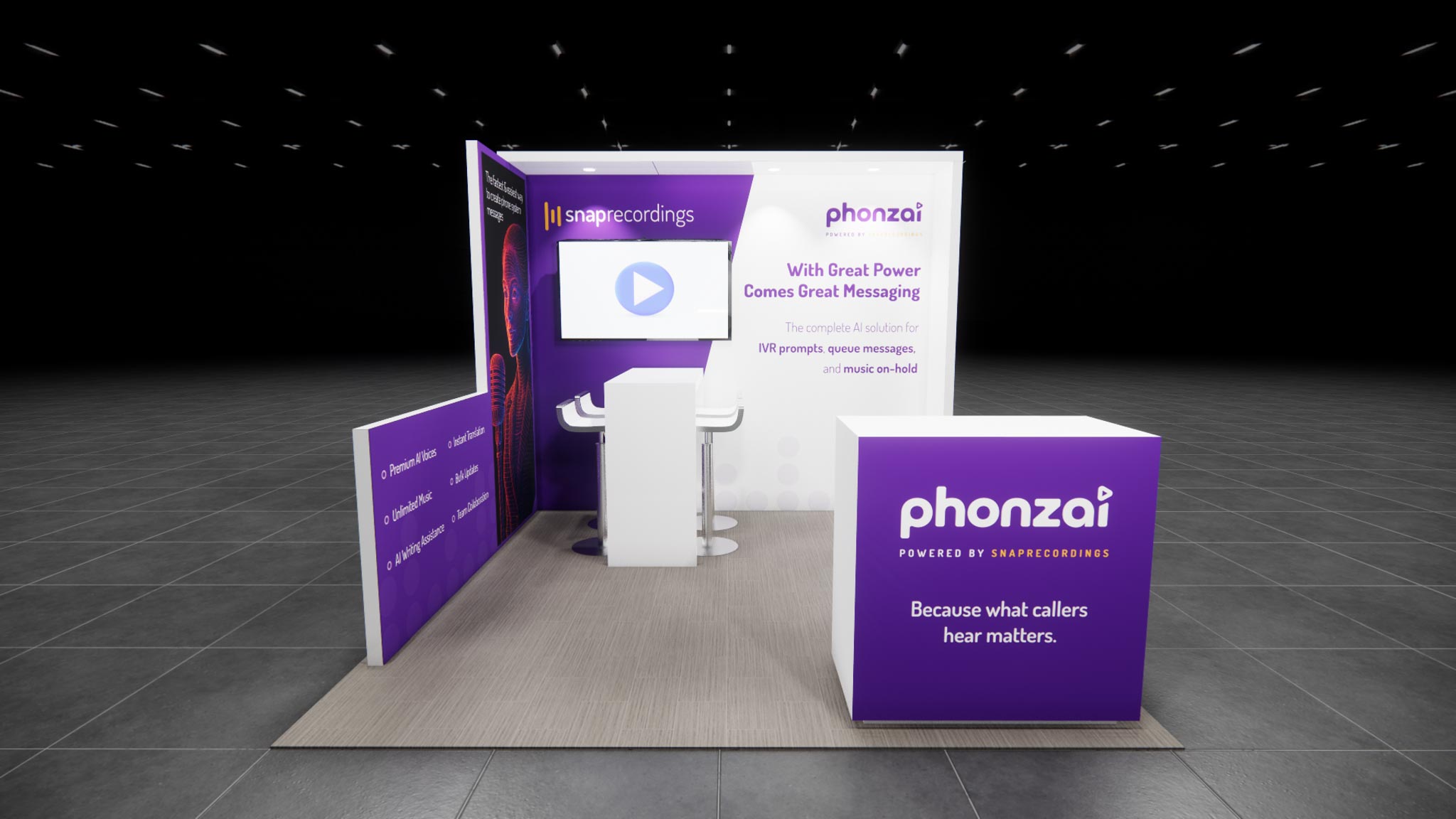 inline trade show exhibit rental — 10 x 10 inline exhibit rental — ldi show, las vegas hero image