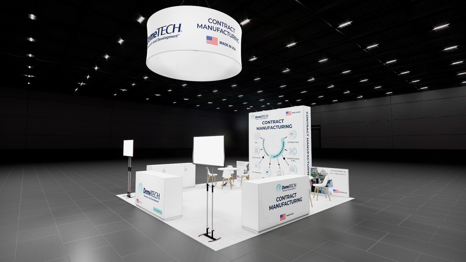 20 x 20 Island Exhibit Rental — IAAPA Expo, Orlando