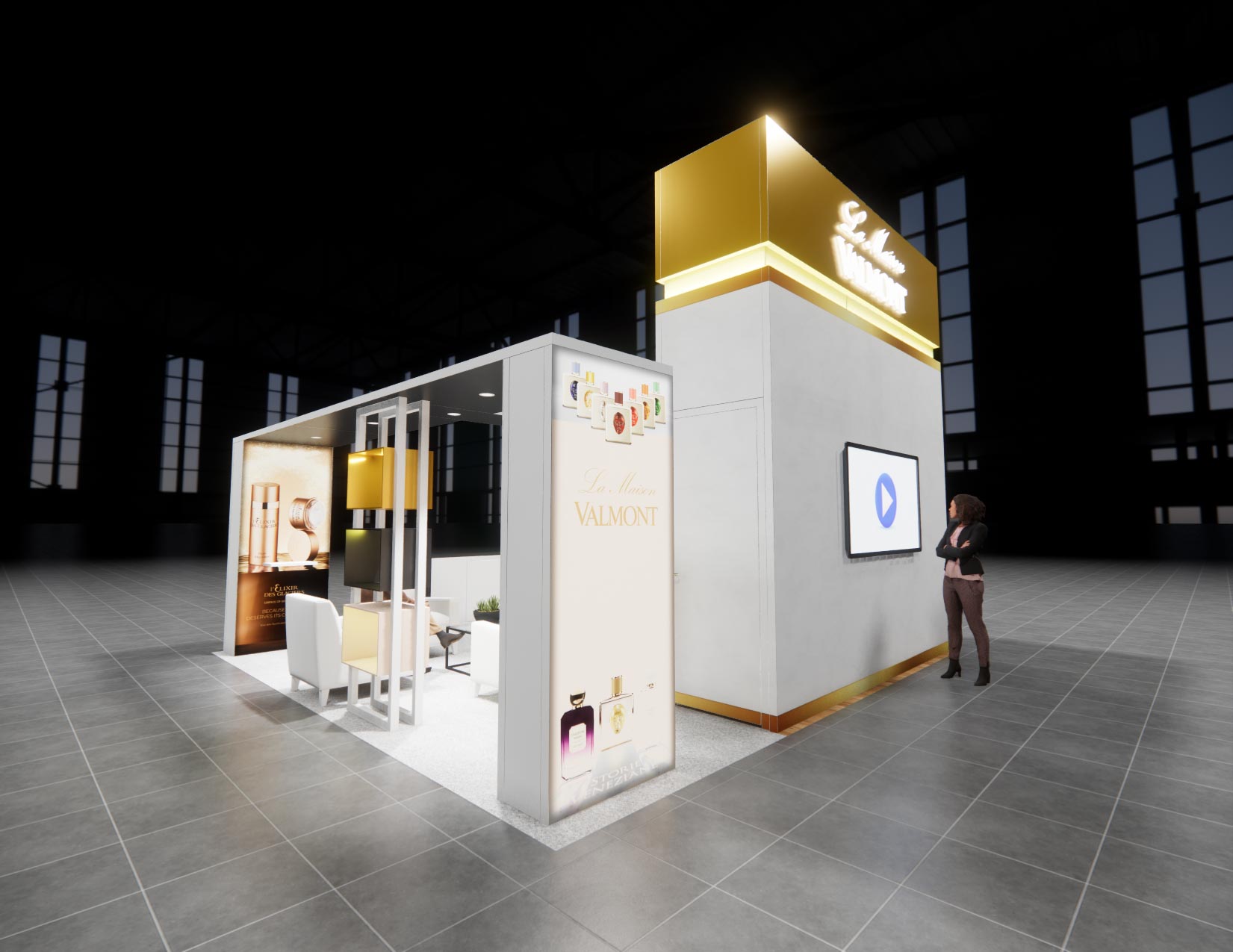 20 x 20 Island Exhibit Rental — InfoComm, Las Vegas