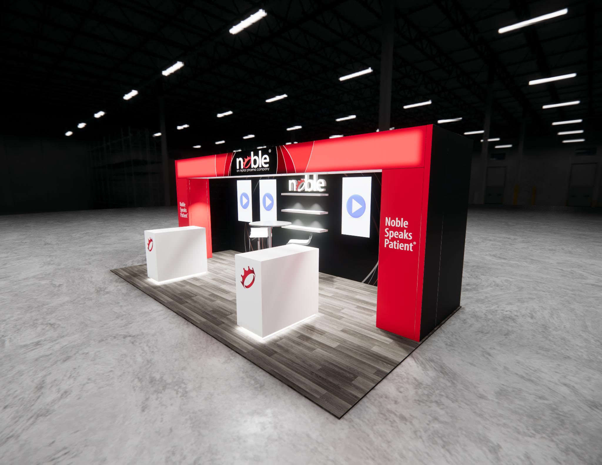 10 x 20 Inline Exhibit Rental — LDI Show, Las Vegas