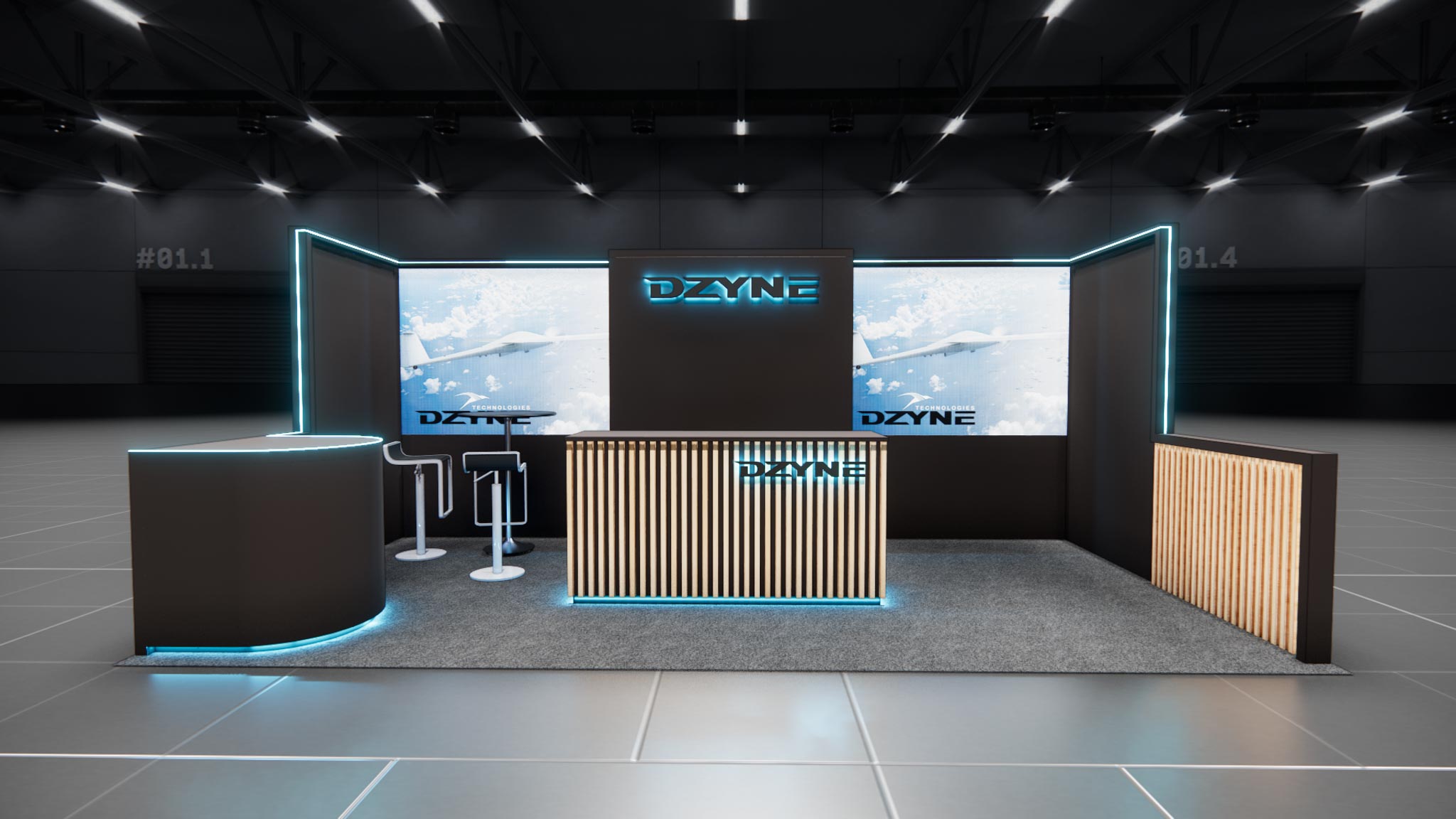 inline trade show exhibit rental — 10 x 20 inline exhibit rental — ppai expo, las vegas hero image