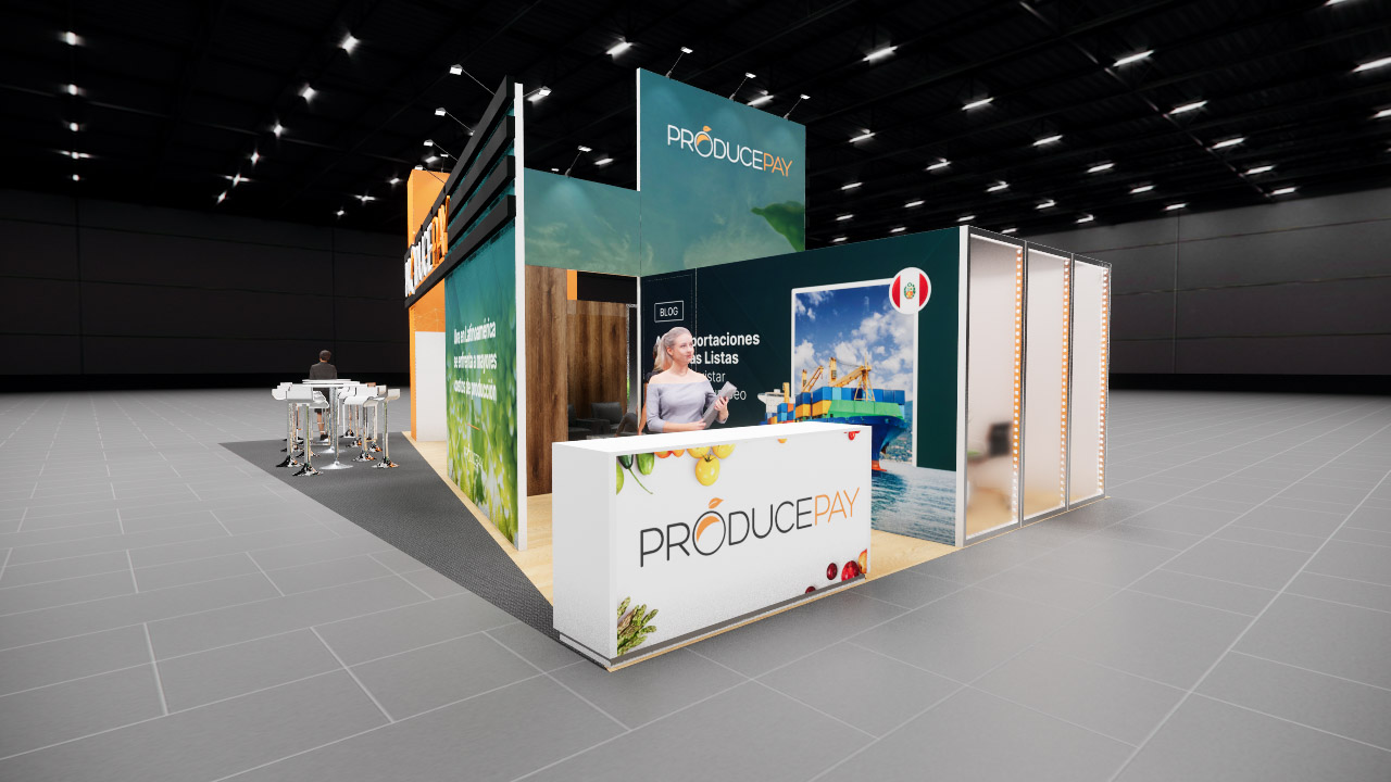 20 x 40 Island Exhibit Rental — IAAPA Expo, Orlando