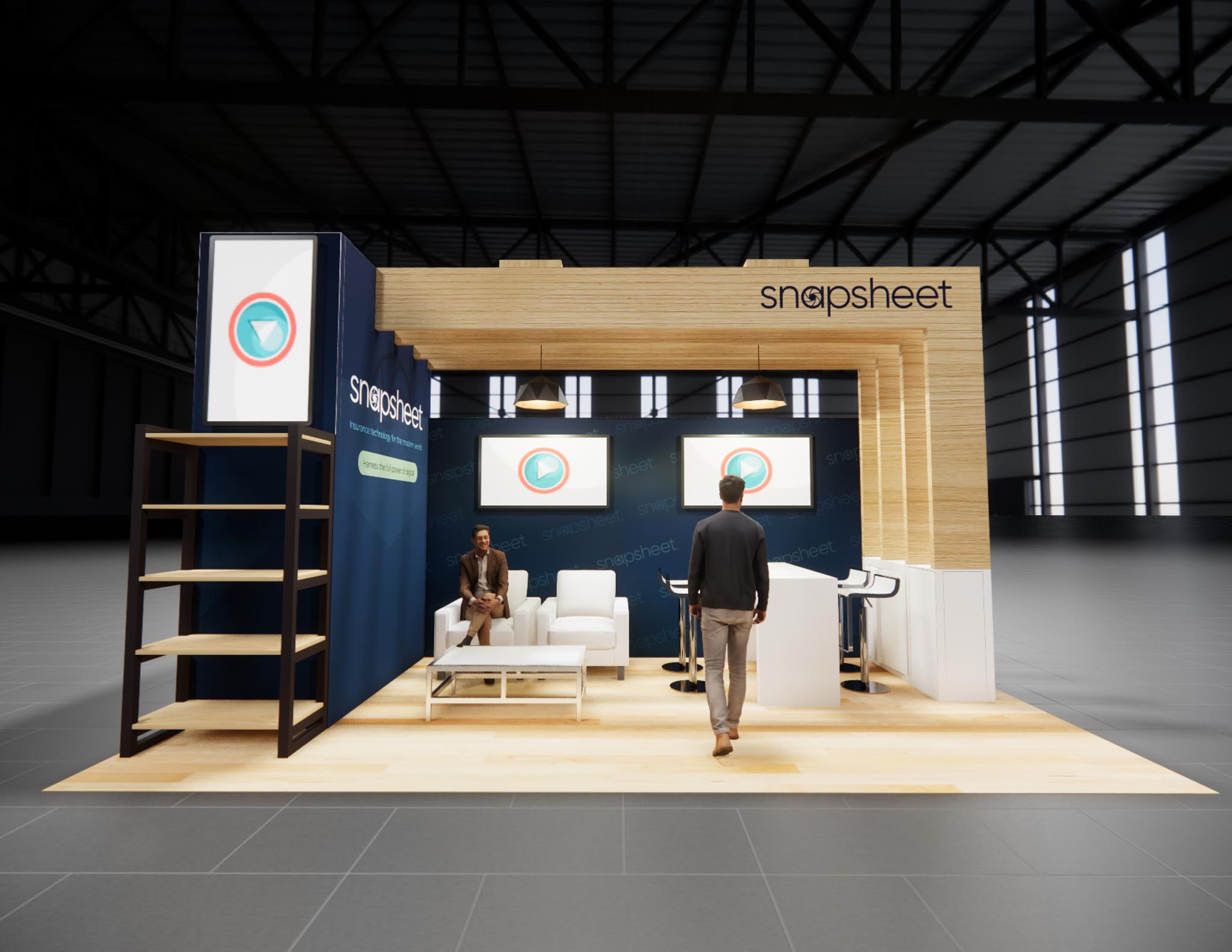 10x20 trade show exhibit rental — 10 x 20 inline exhibit rental — kbis, orlando hero image