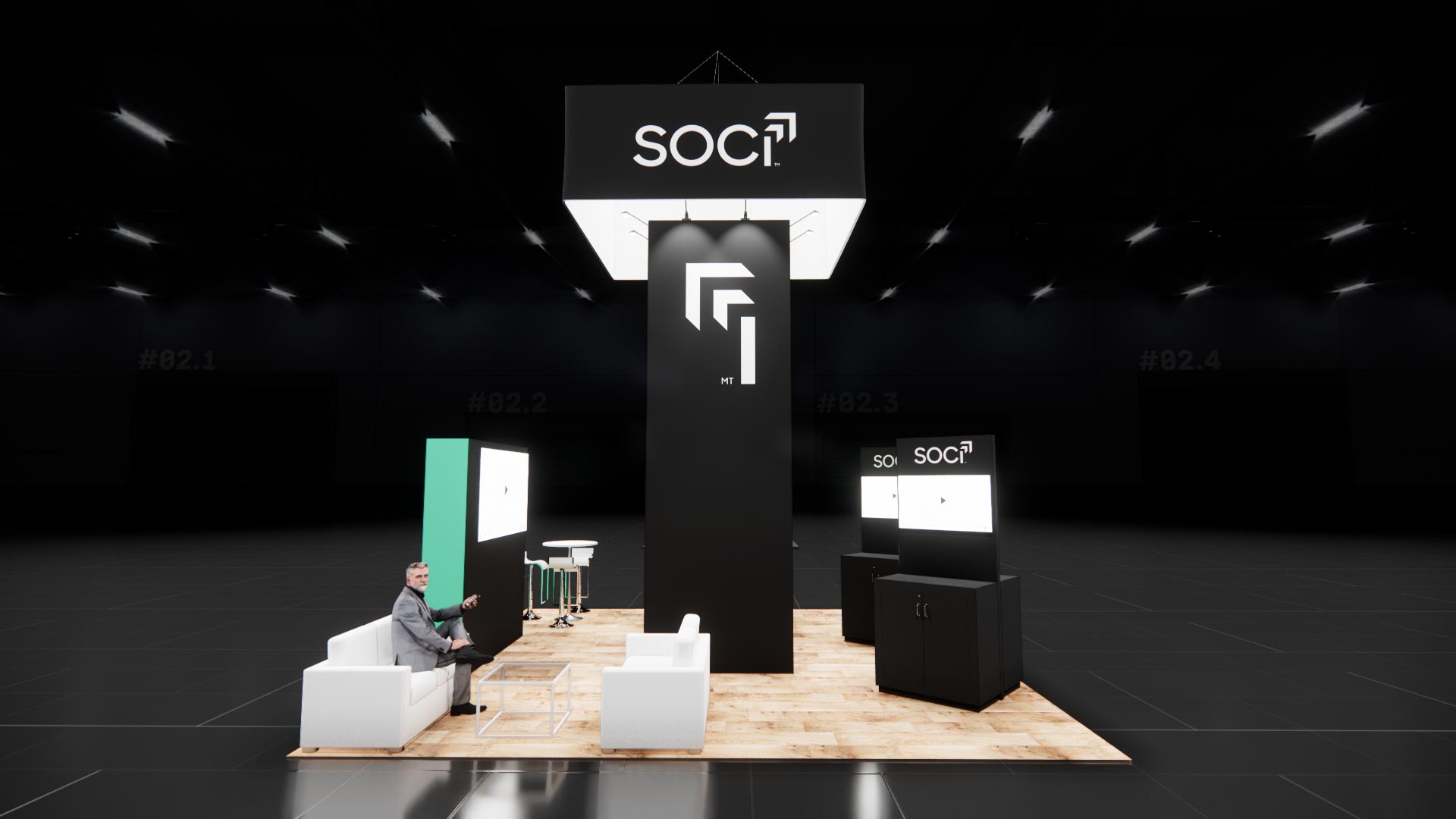 20 x 20 Island Exhibit Rental — MODEX, Atlanta