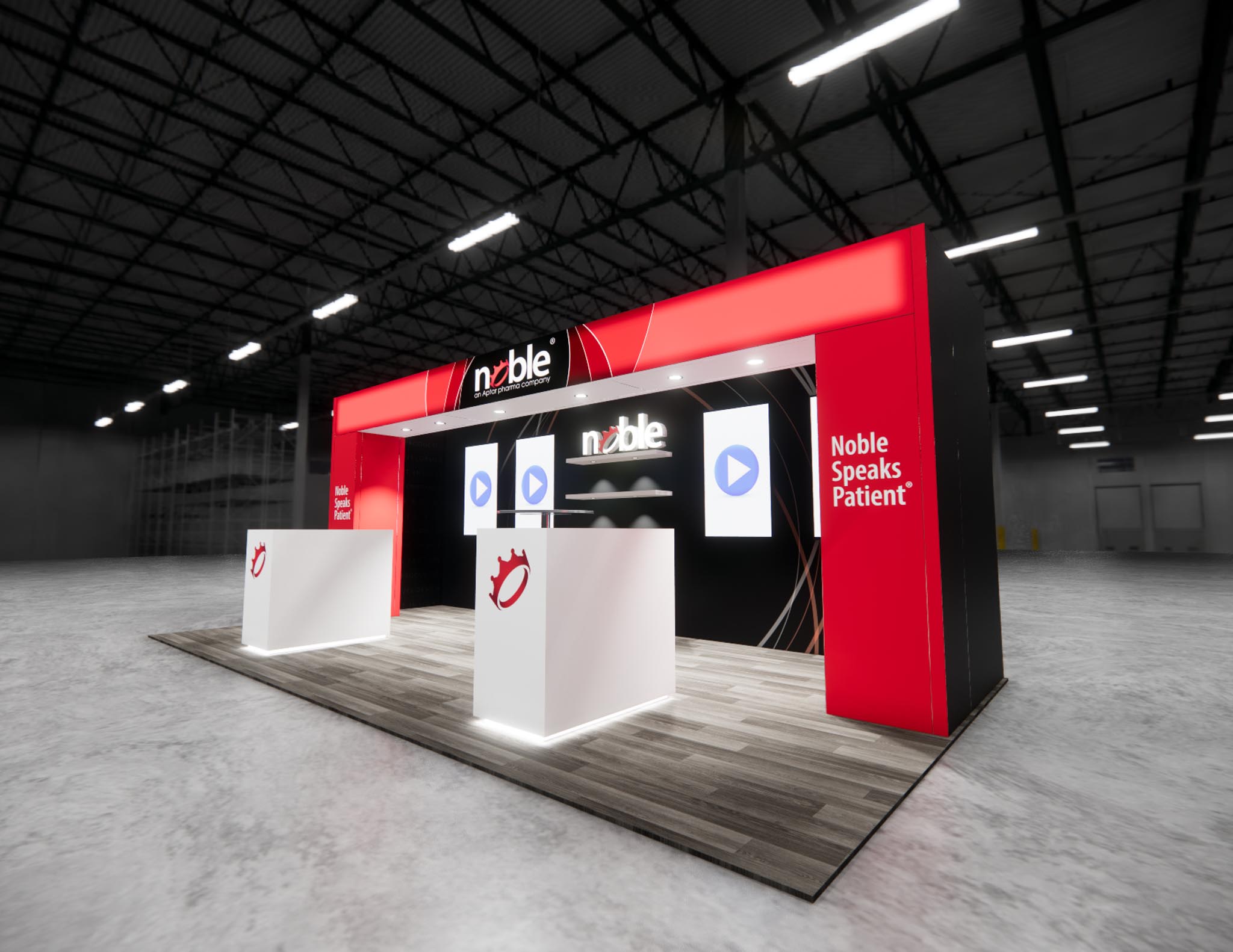 10 x 20 Inline Exhibit Rental — LDI Show, Las Vegas