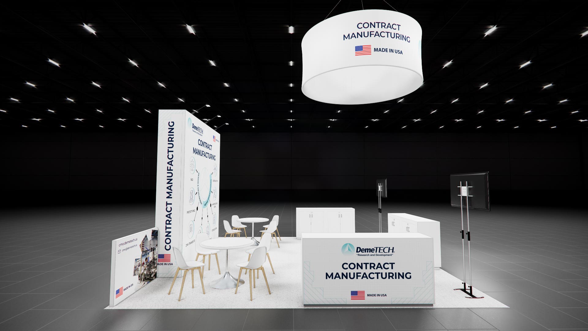 20 x 20 Island Exhibit Rental — IAAPA Expo, Orlando