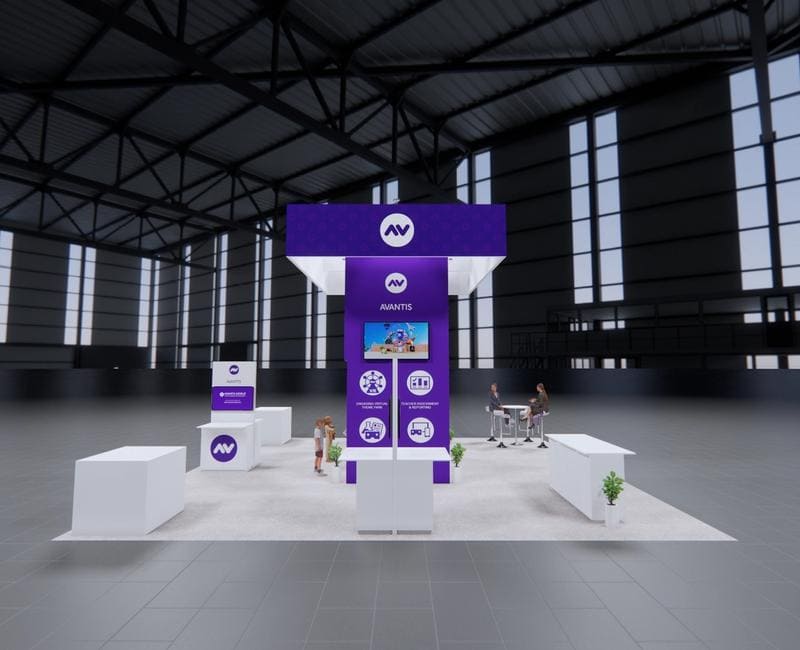 30 x 30 Island Exhibit Rental — InfoComm, Las Vegas