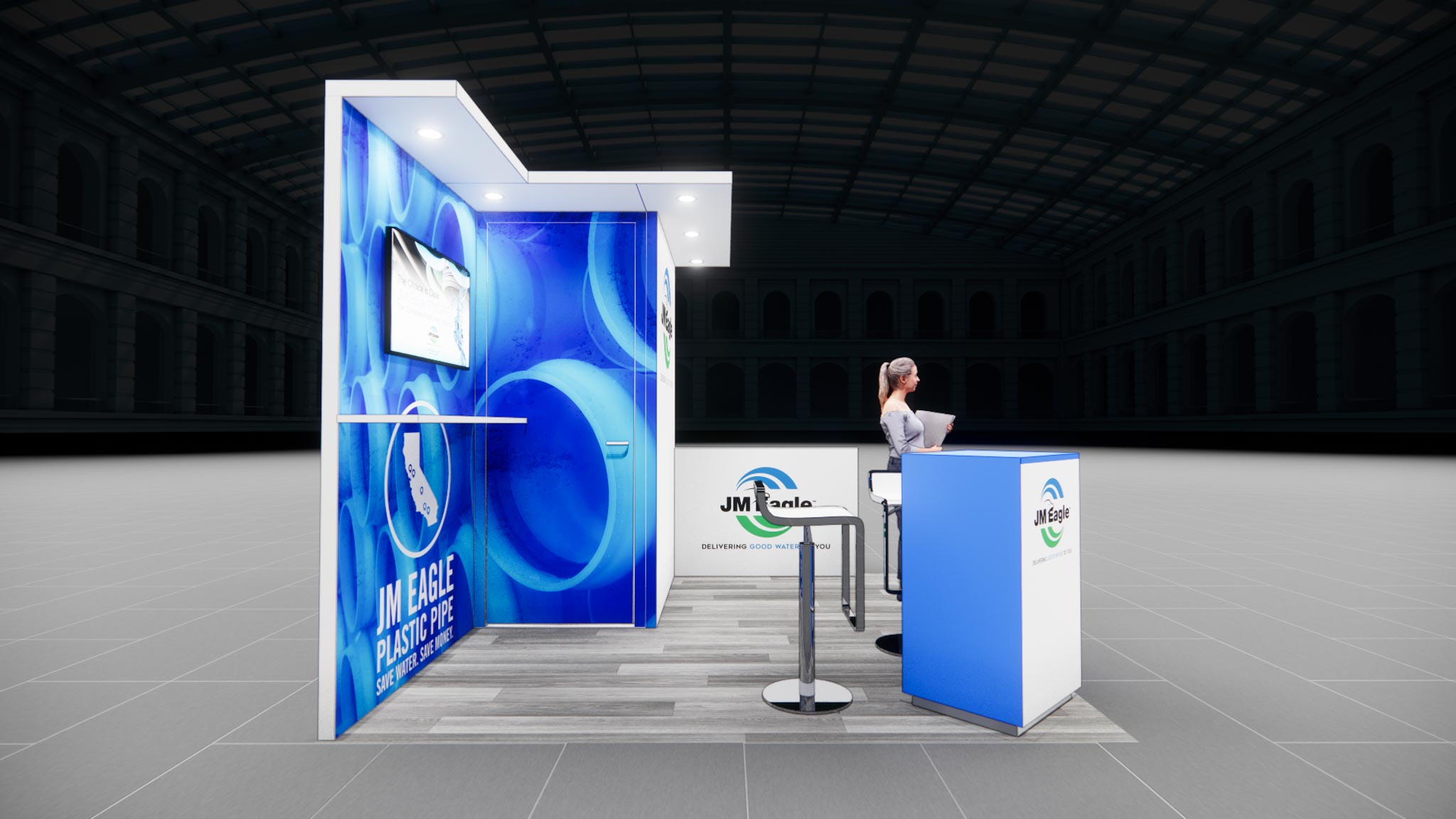 10 x 10 Inline Exhibit Rental — CES, Las Vegas
