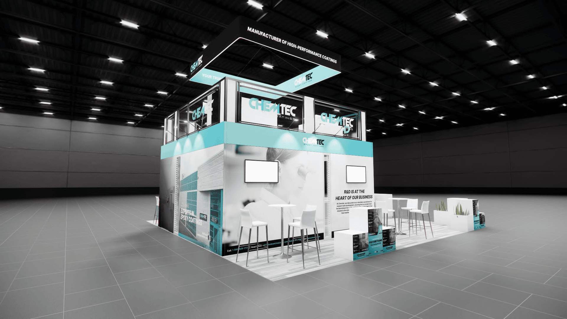 30 x 30 Island Exhibit Rental — IPPE, Atlanta