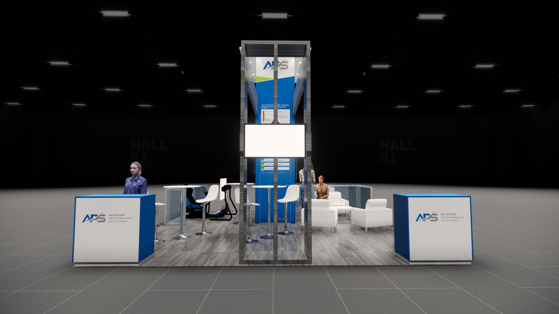 20 x 20 Island Exhibit Rental — InfoComm, Las Vegas