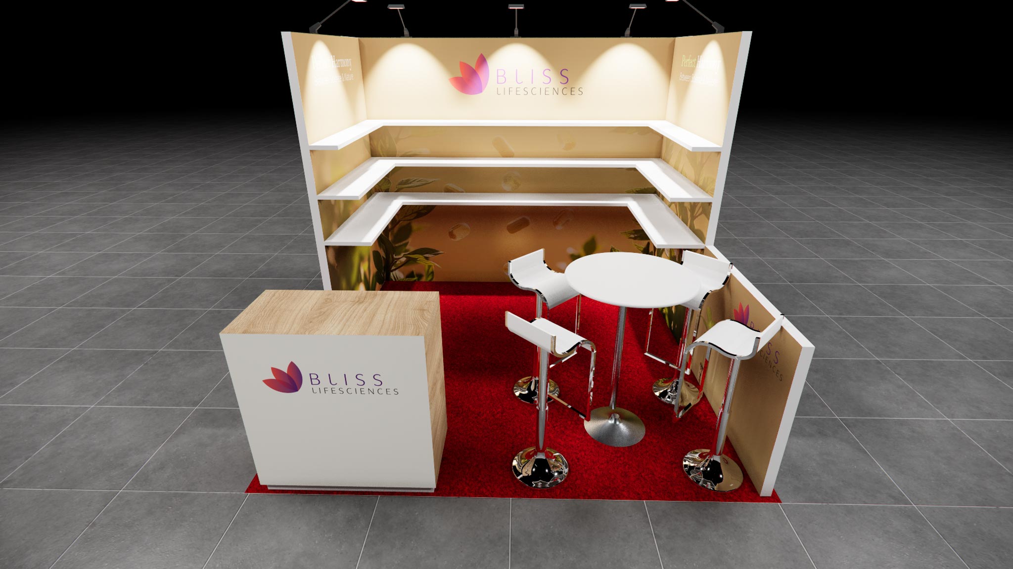10x10 trade show exhibit rental — 10 x 10 inline exhibit rental — ces, las vegas hero image