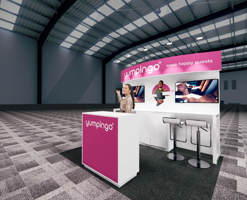 10 x 10 Inline Exhibit Rental — CES, Las Vegas