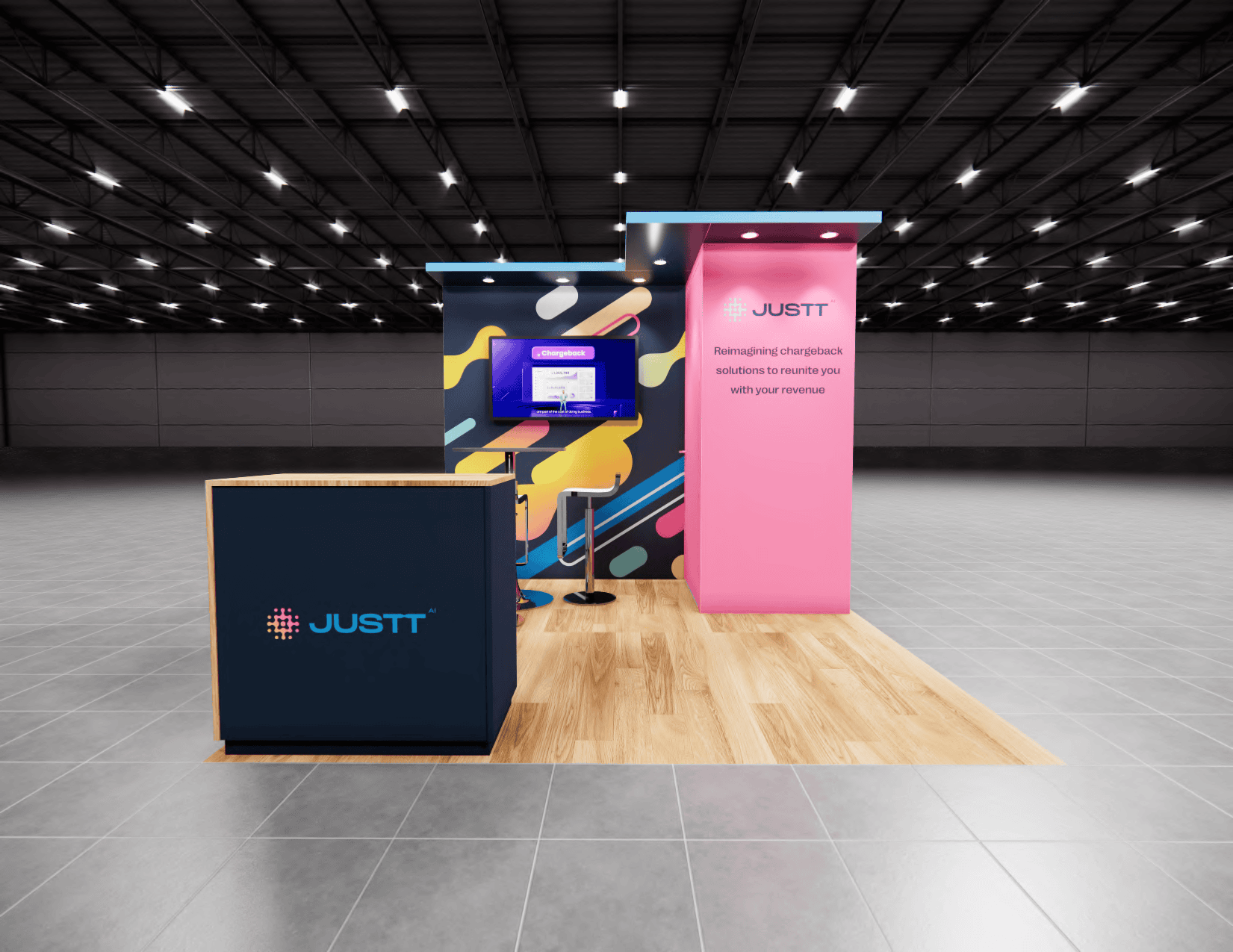 10x10 trade show exhibit rental — 10 x 10 inline exhibit rental — ces, las vegas hero image