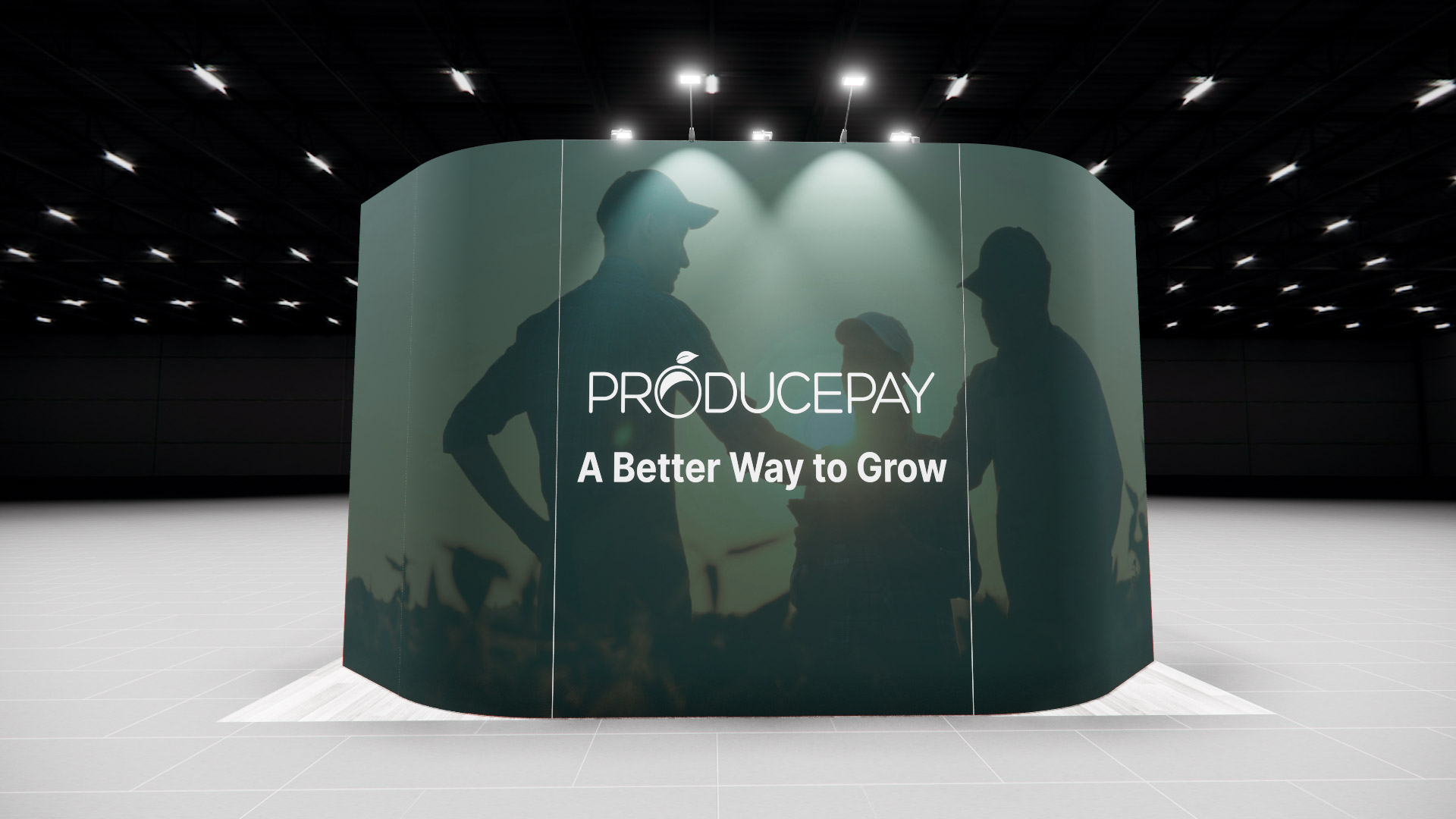 20 x 40 Island Exhibit Rental — OTC, Houston