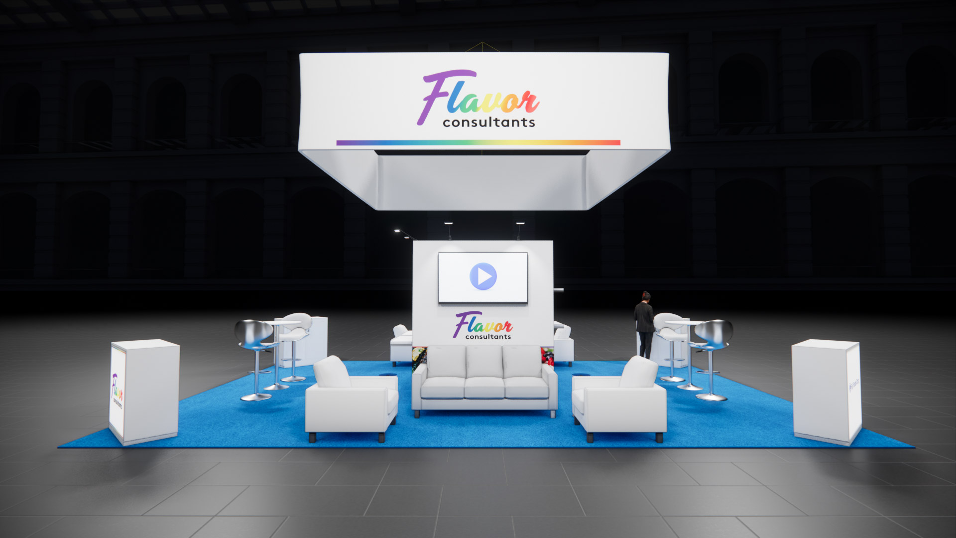 20 x 30 Island Exhibit Rental — PACK EXPO Las Vegas, Las Vegas