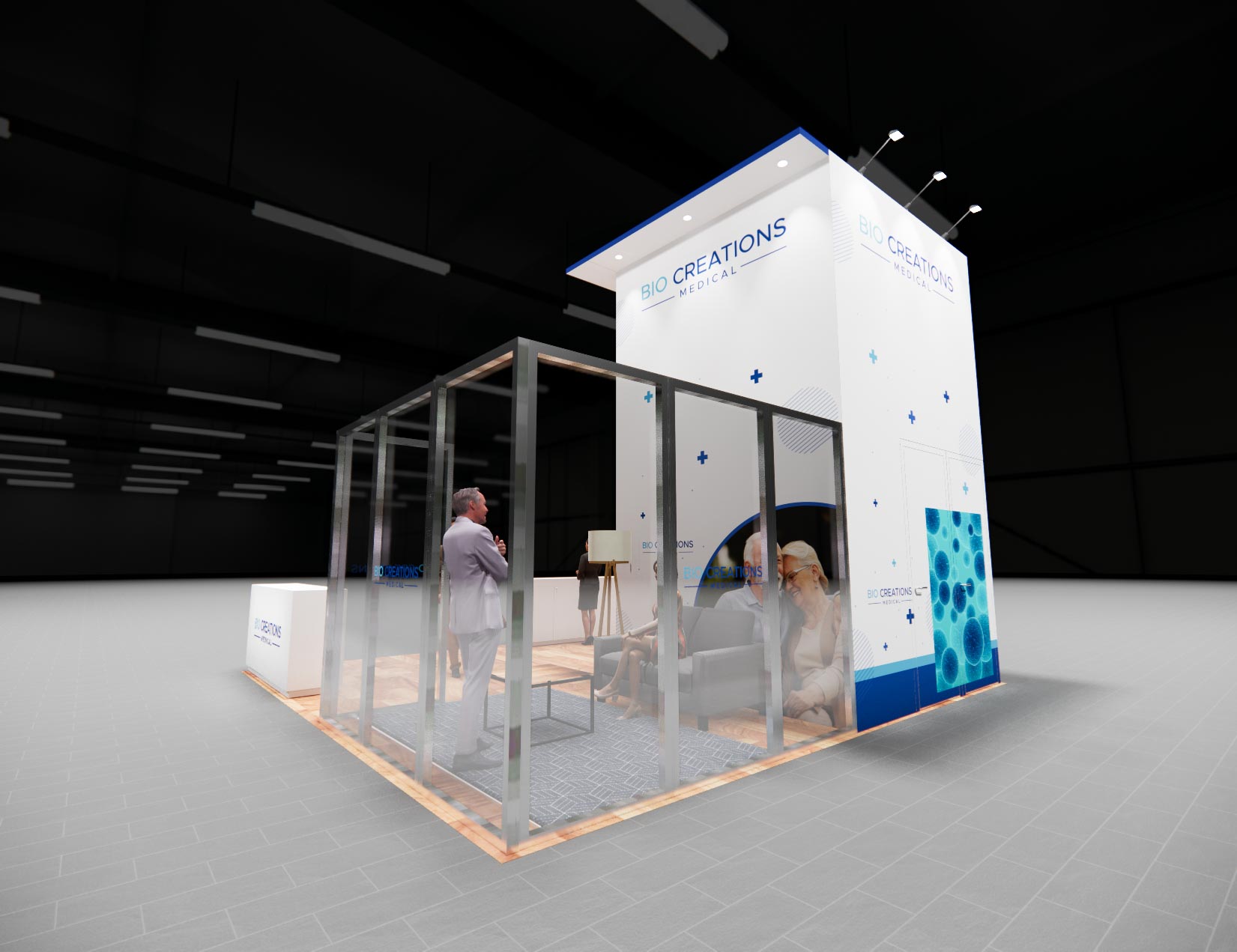 20 x 20 Island Exhibit Rental — Global Pet Expo, Orlando