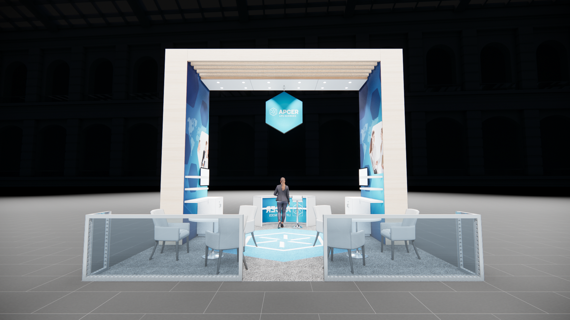 20 x 20 Island Exhibit Rental — InfoComm, Las Vegas