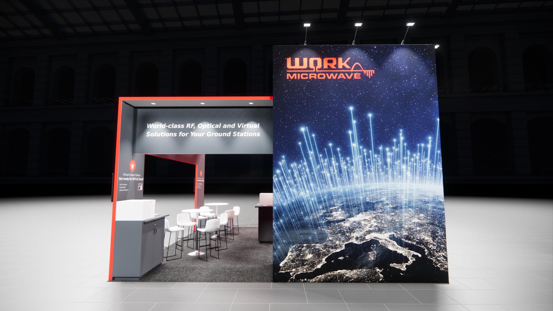 20 x 20 Island Exhibit Rental — InfoComm, Las Vegas