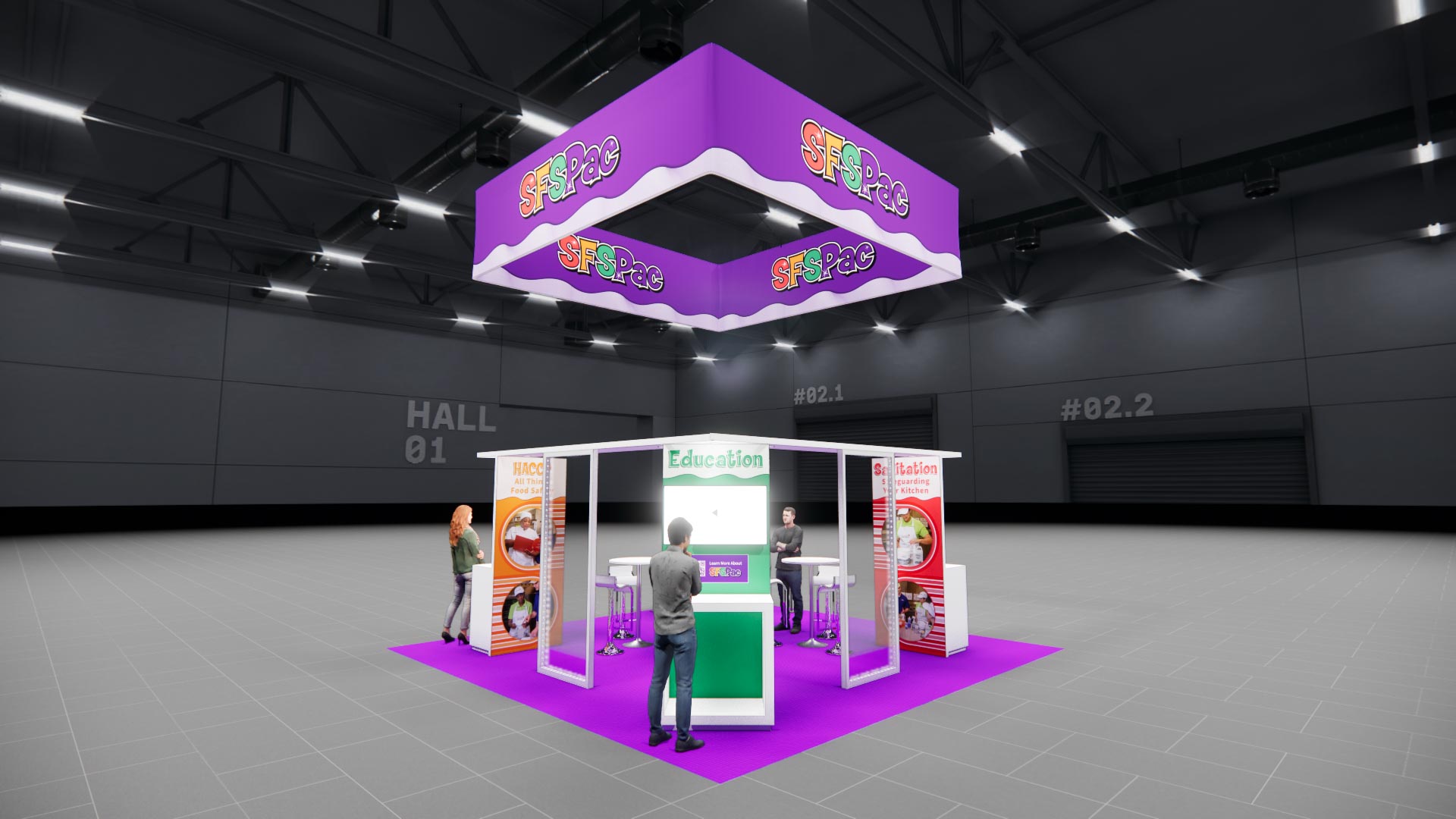 20 x 20 Island Exhibit Rental — MODEX, Atlanta
