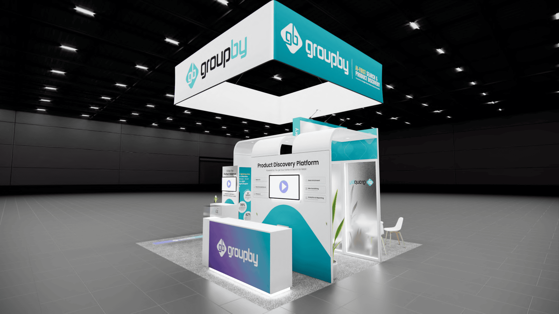 20 x 20 Island Exhibit Rental — MODEX, Atlanta