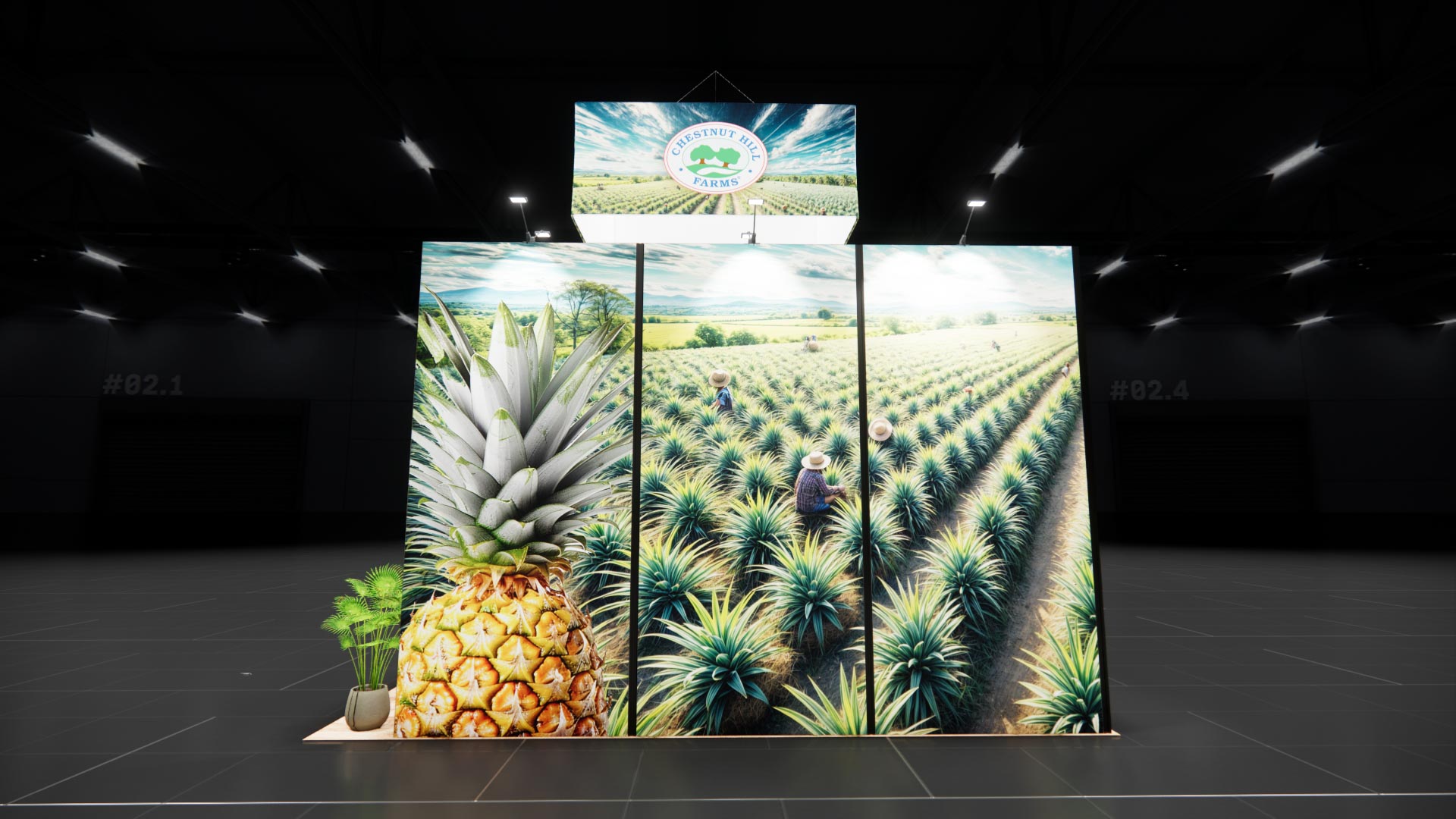 20 x 20 Island Exhibit Rental — Global Pet Expo, Orlando