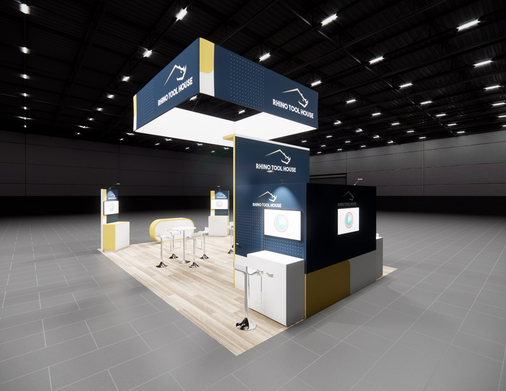 20 x 30 Island Exhibit Rental — SEMA Show, Las Vegas
