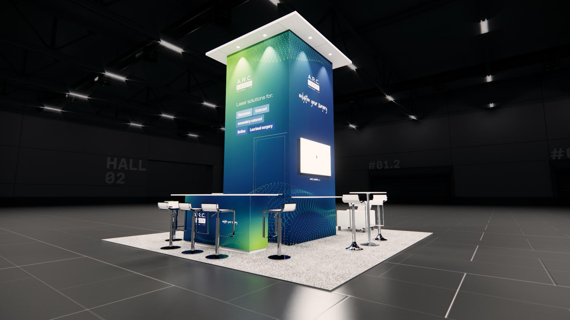 20 x 20 Island Exhibit Rental — Global Pet Expo, Orlando