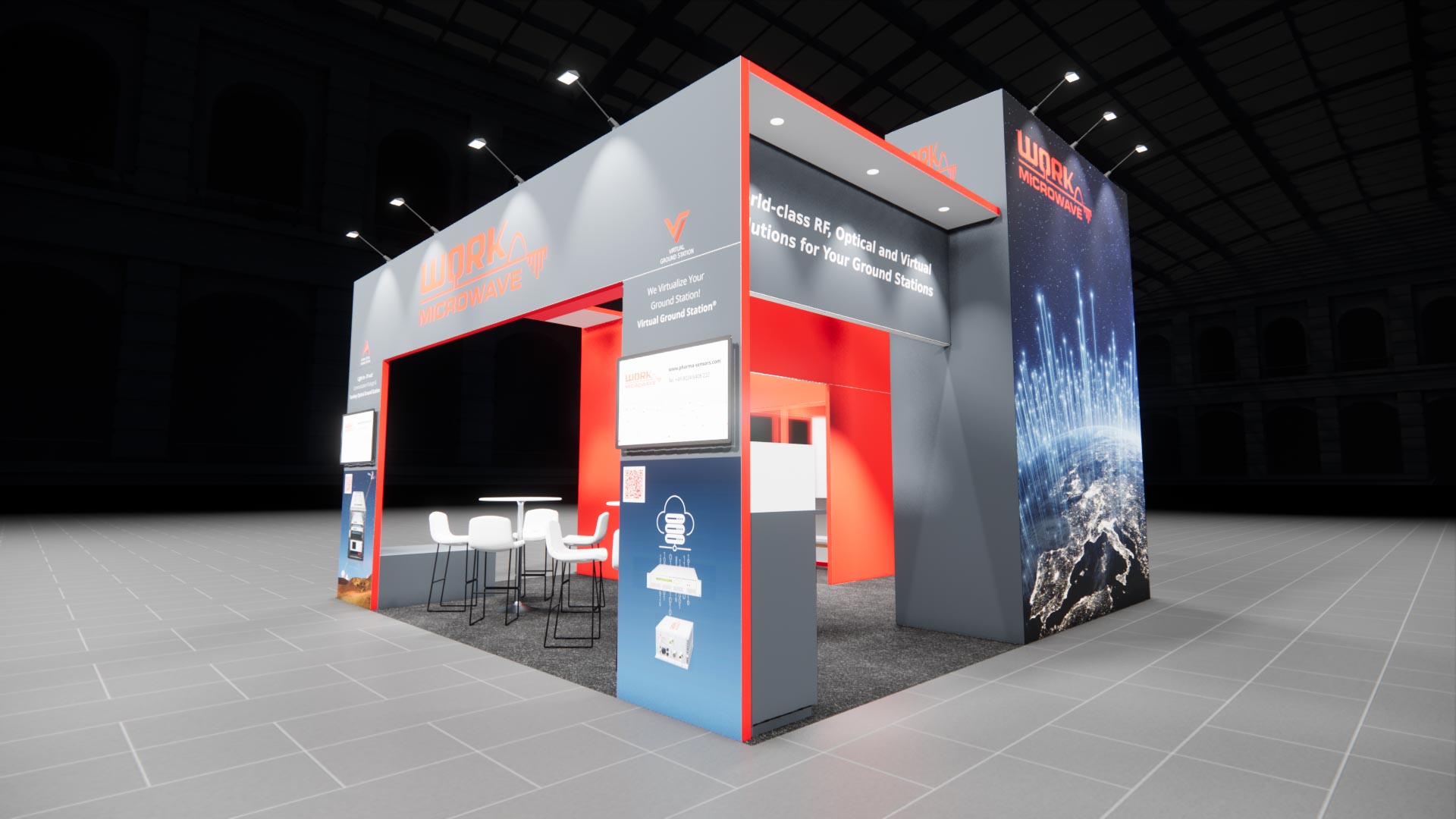 20 x 20 Island Exhibit Rental — InfoComm, Las Vegas