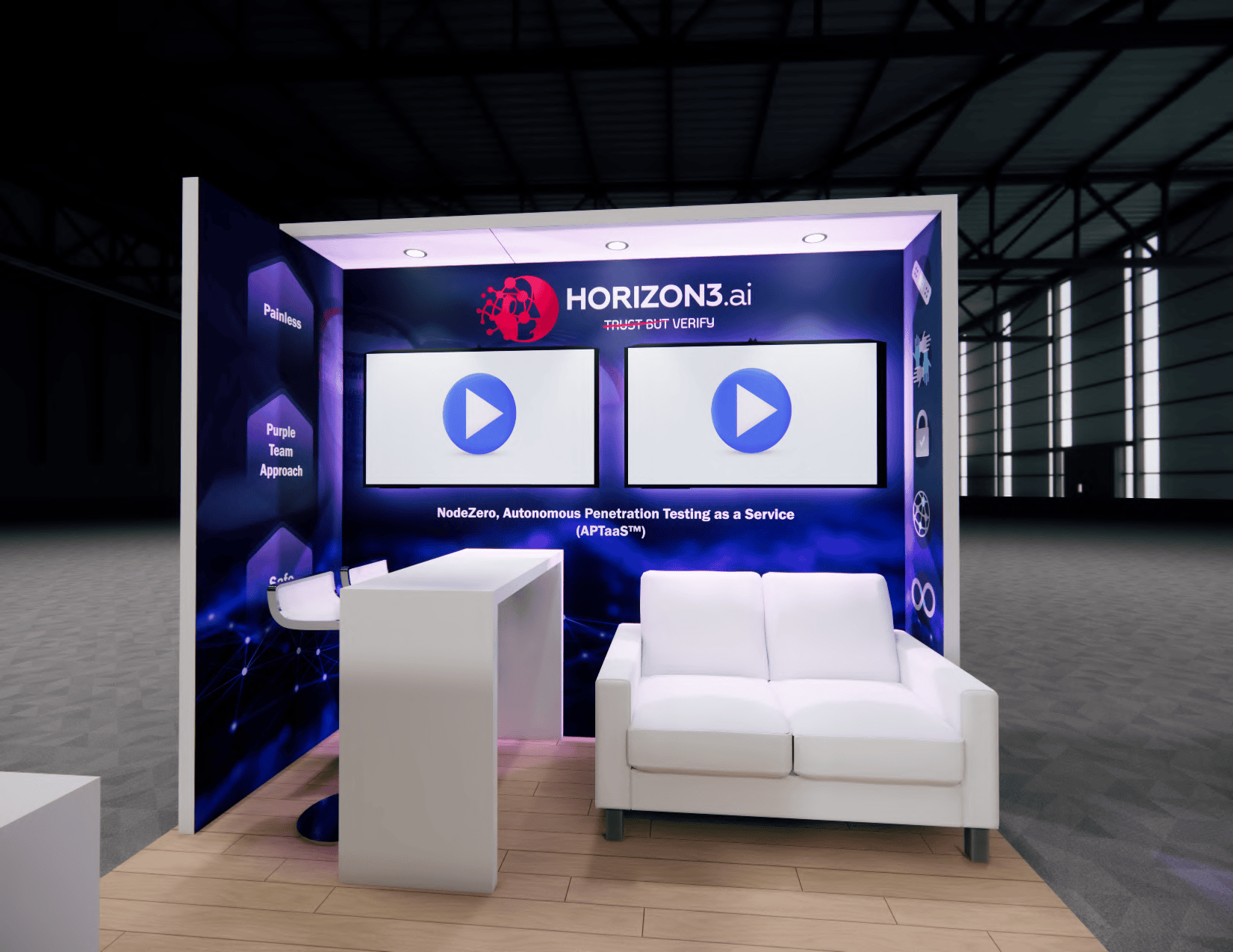 10x10 trade show exhibit rental — 10 x 10 inline exhibit rental — ces, las vegas hero image
