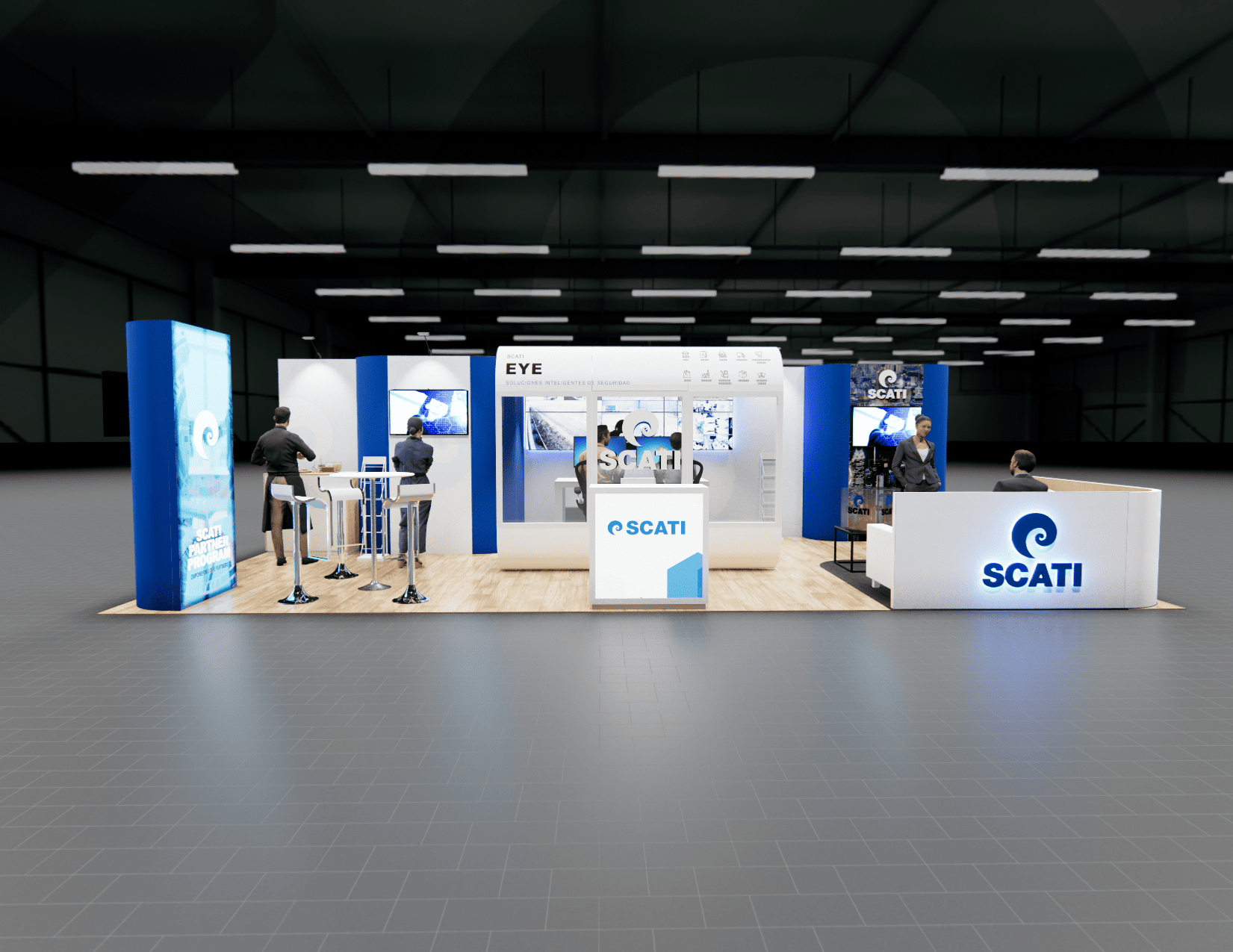 20x30 trade show exhibit rental — 20 x 30 island exhibit rental — ippe, atlanta hero image