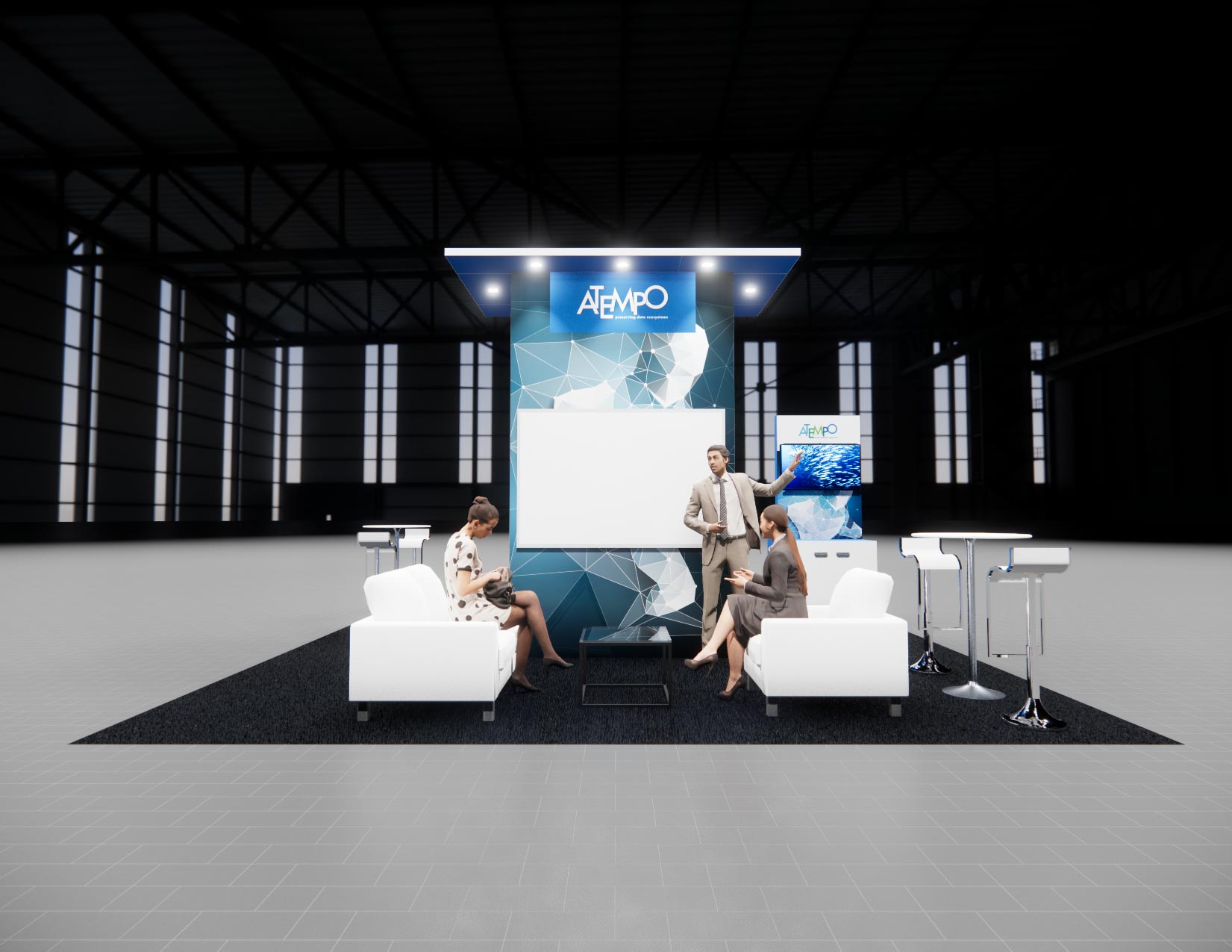 20 x 20 Island Exhibit Rental — Global Pet Expo, Orlando