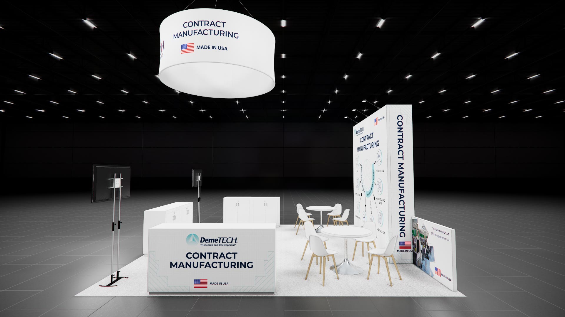 20 x 20 Island Exhibit Rental — IAAPA Expo, Orlando