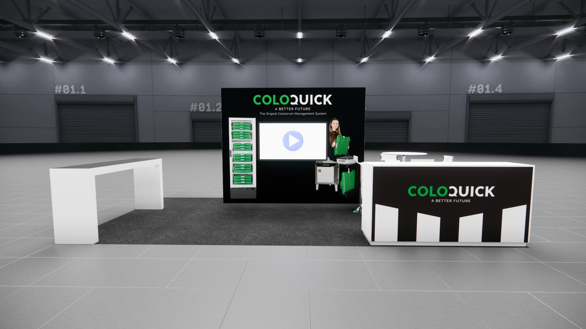 inline trade show exhibit rental — 10 x 20 inline exhibit rental — modex, atlanta hero image