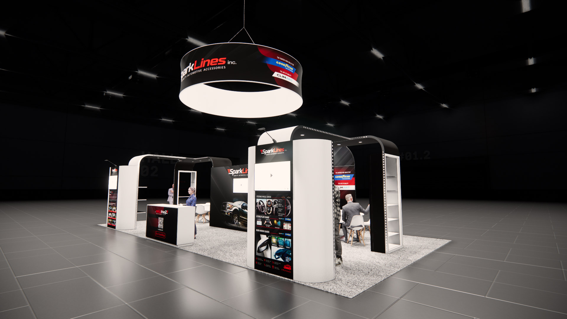 20 x 40 Island Exhibit Rental — IPPE, Atlanta