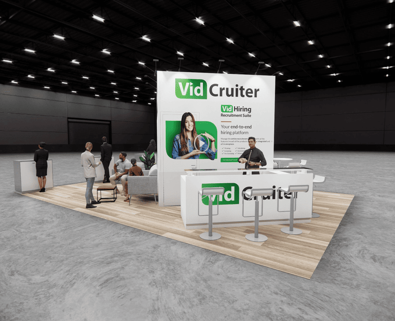 20x30 trade show exhibit rental — 20 x 30 island exhibit rental — ippe, atlanta hero image