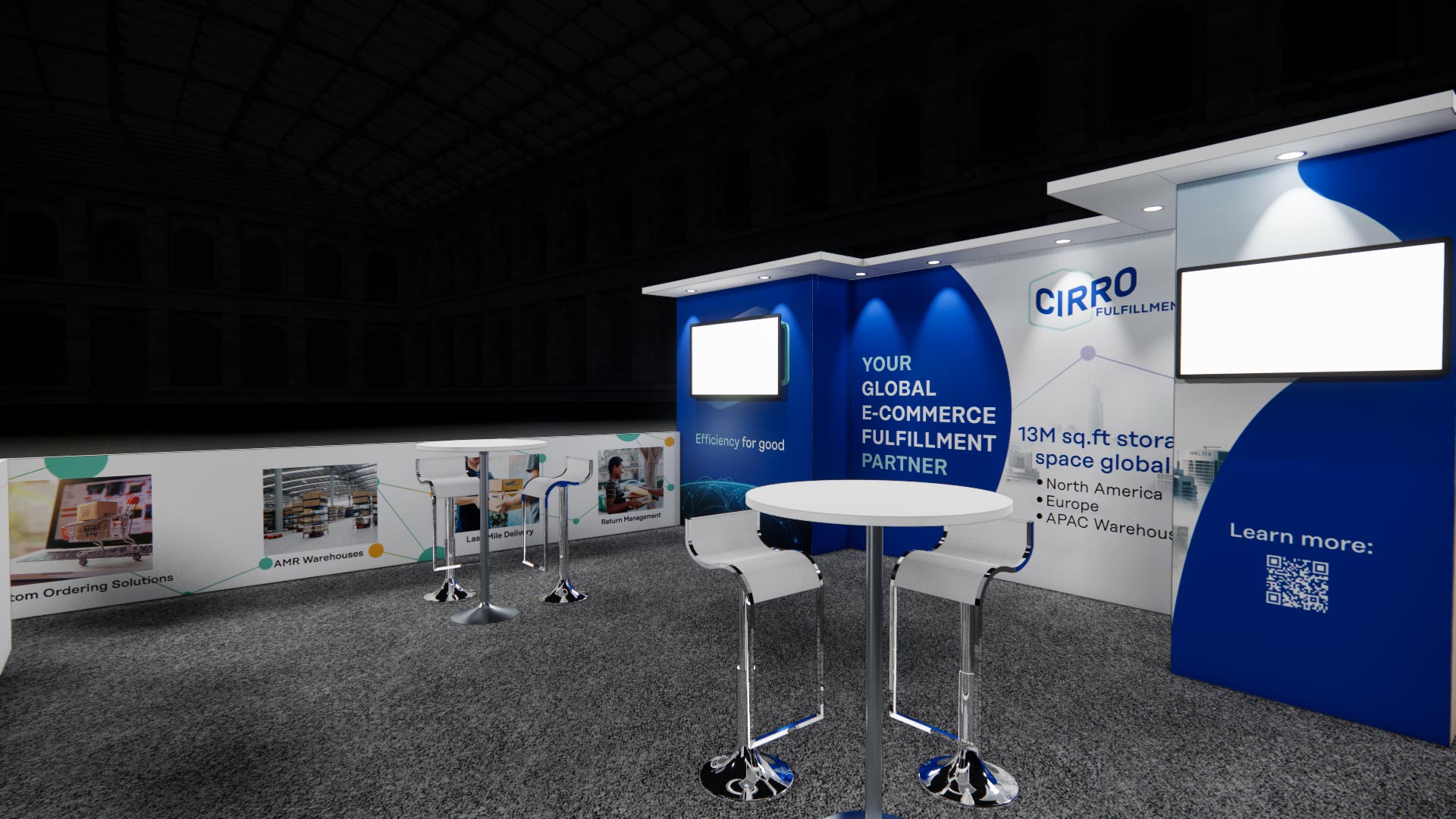20 x 20 Island Exhibit Rental — IAAPA Expo, Orlando