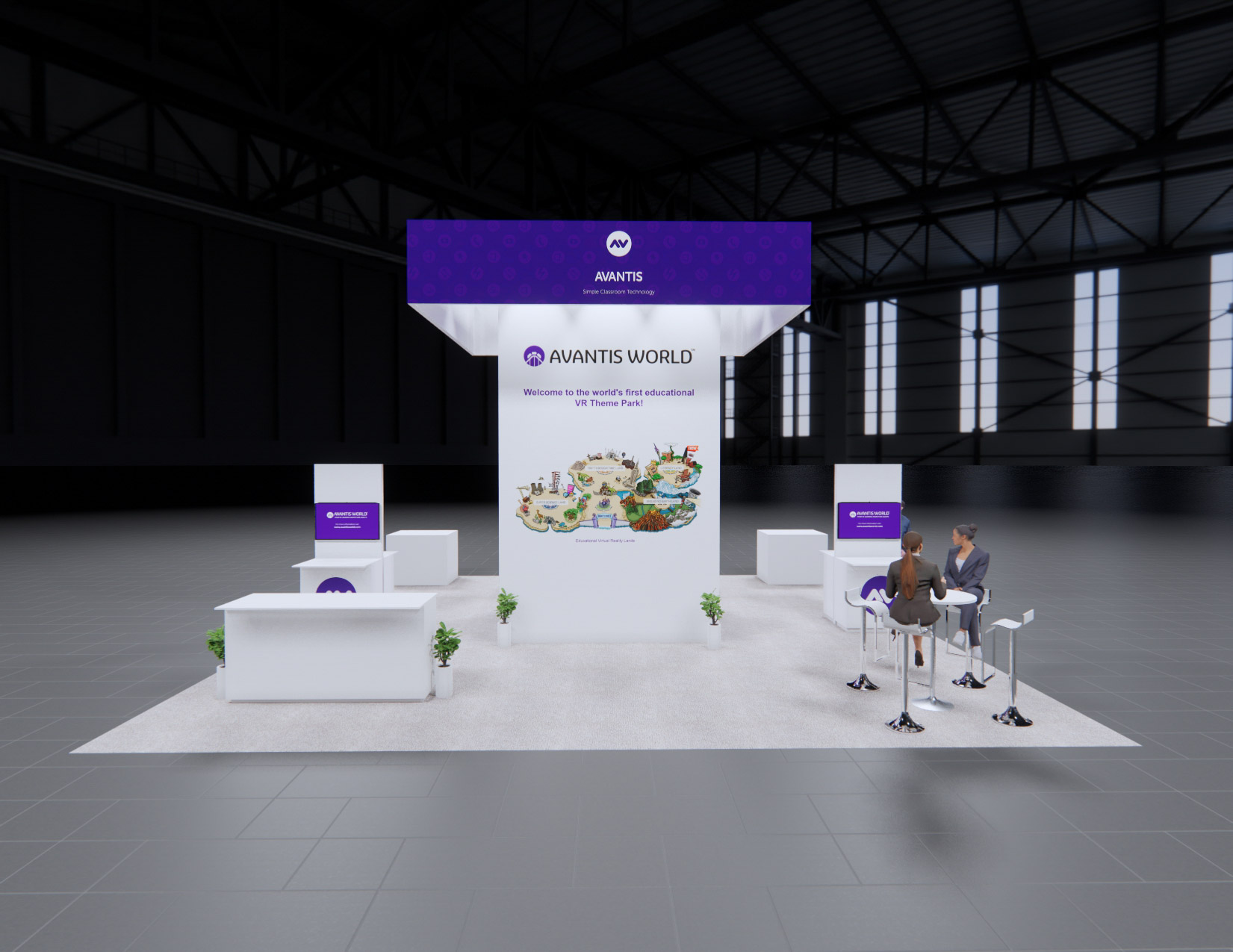 30 x 30 Island Exhibit Rental — CES, Las Vegas