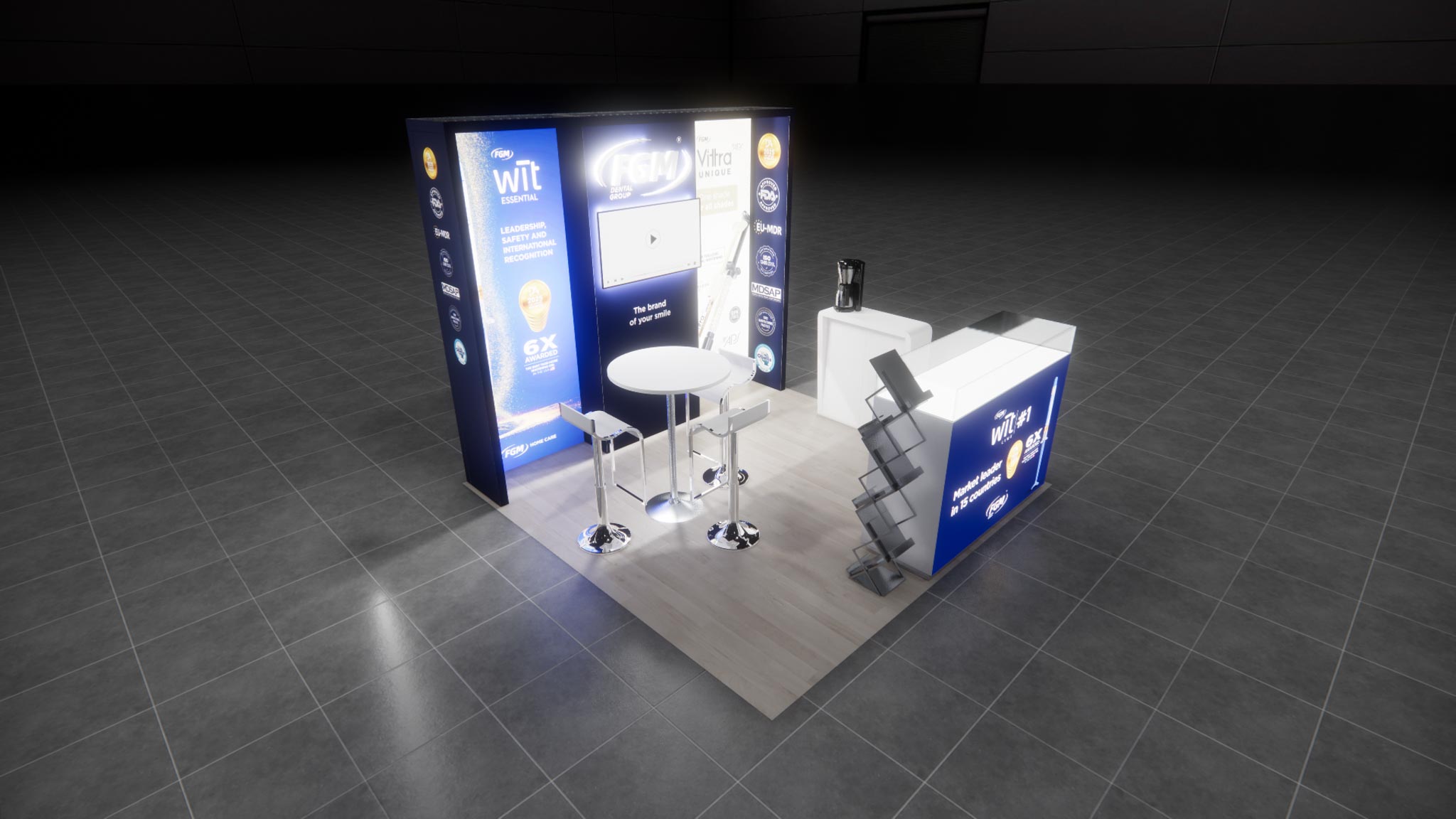 10 x 10 Inline Exhibit Rental — CAMX, Orlando