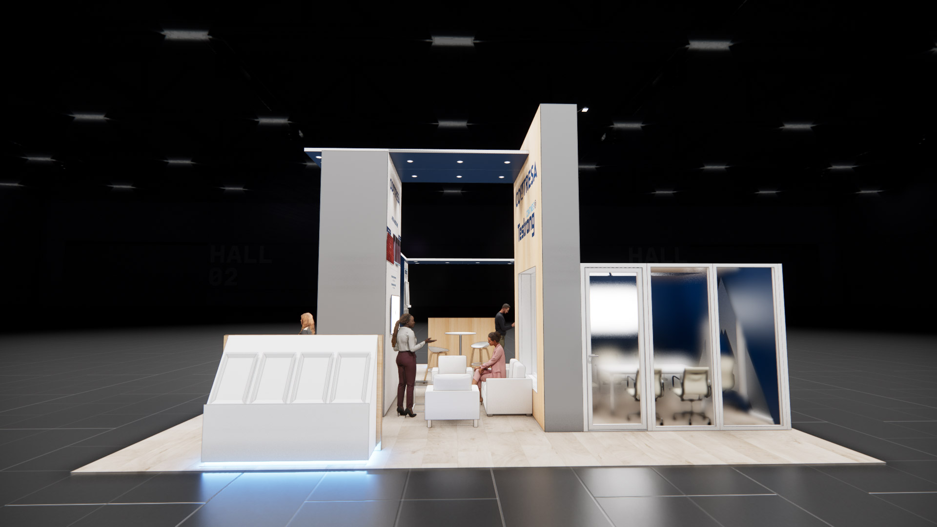 30 x 30 Island Exhibit Rental — CES, Las Vegas