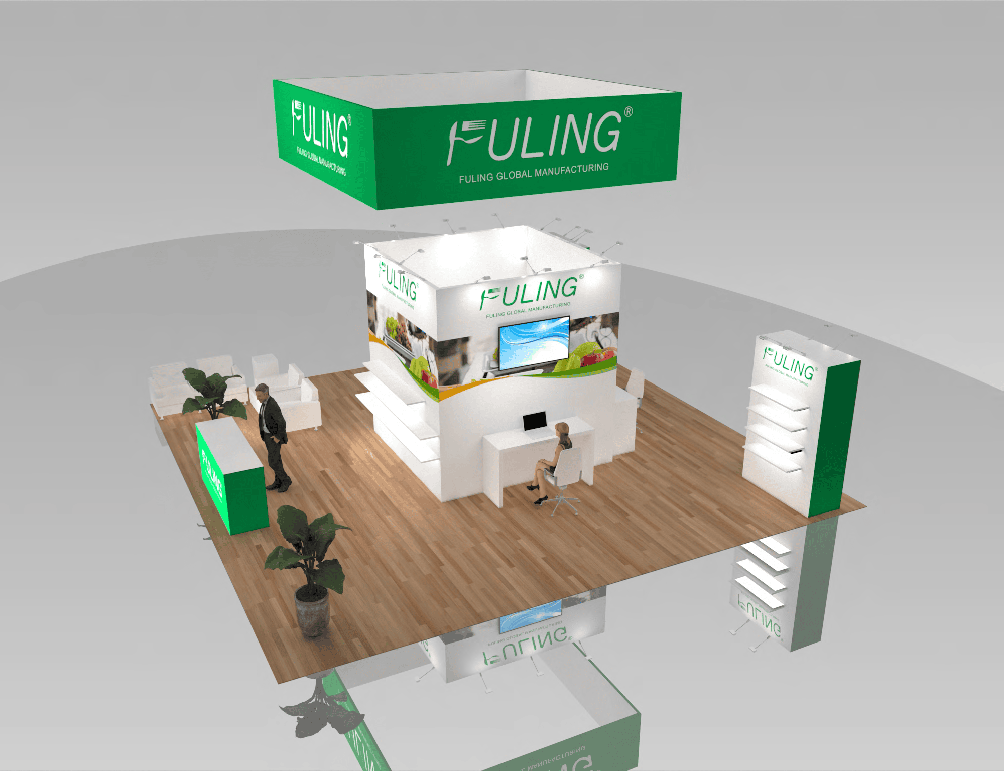 30 x 30 Island Exhibit Rental — IPPE, Atlanta