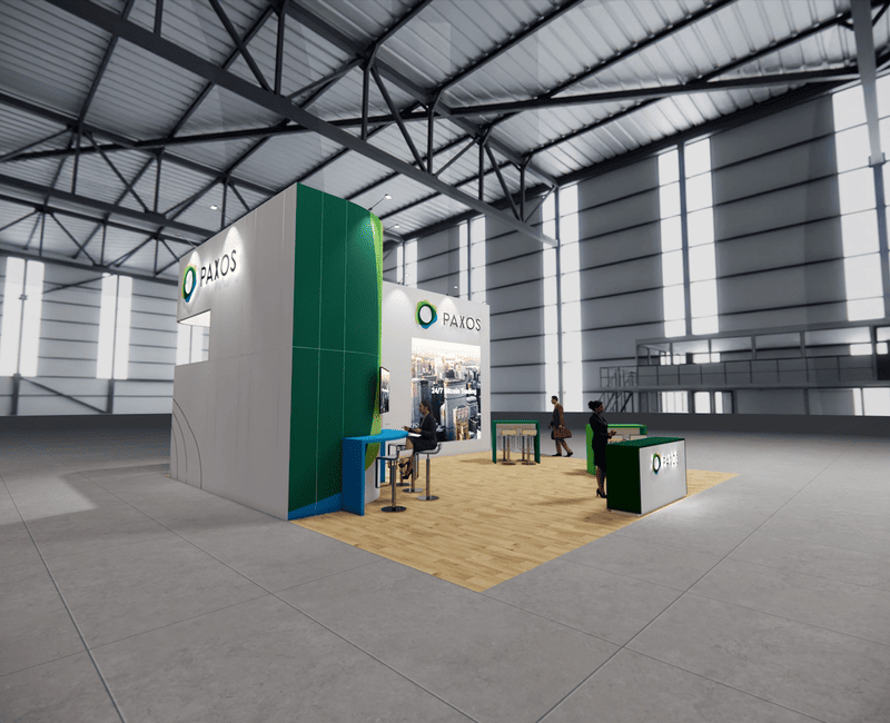 30 x 30 Island Exhibit Rental — NAB Show, Las Vegas
