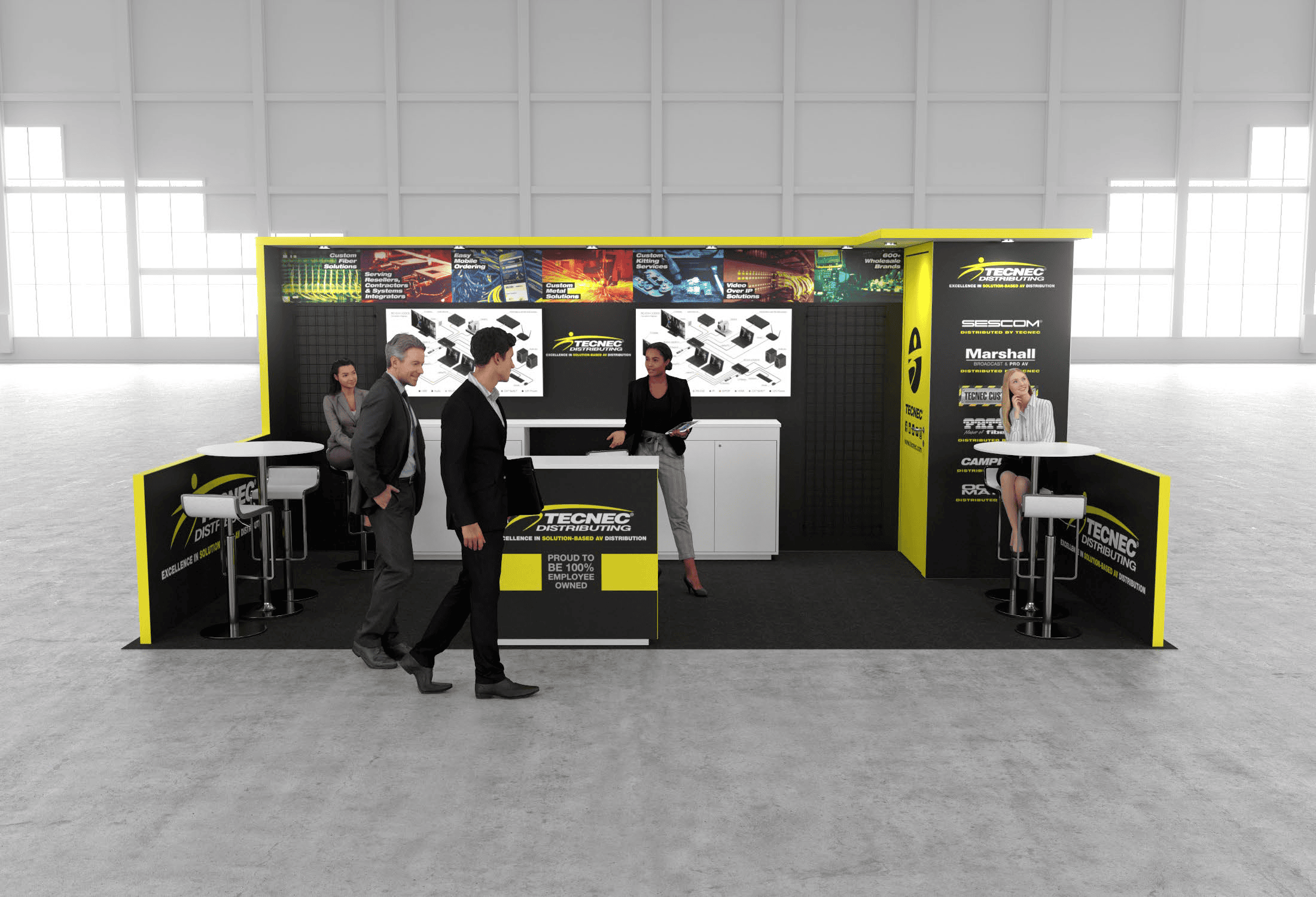 10x20 trade show exhibit rental — 10 x 20 inline exhibit rental — iaapa expo, orlando hero image