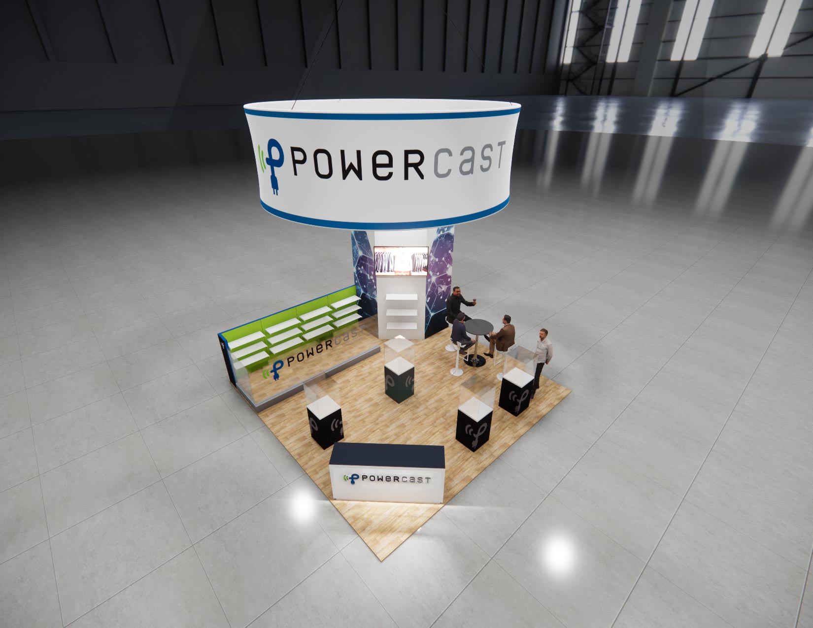 20x20 trade show exhibit rental — 20 x 20 island exhibit rental — global pet expo, orlando hero image