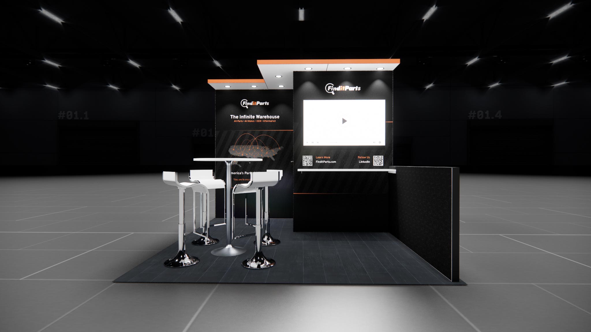 10x10 trade show exhibit rental — 10 x 10 inline exhibit rental — ces, las vegas hero image