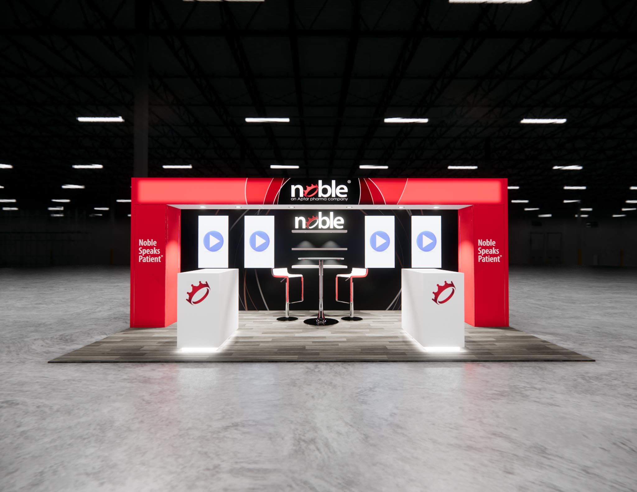 inline trade show exhibit rental — 10 x 20 inline exhibit rental — ldi show, las vegas hero image