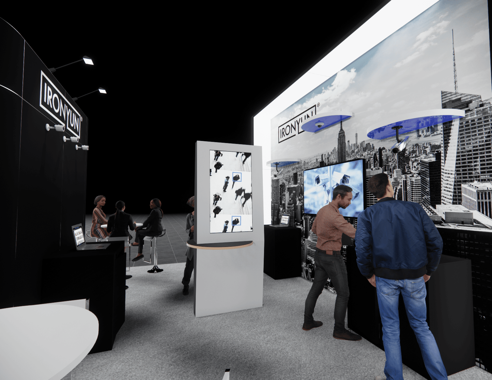 20 x 20 Island Exhibit Rental — InfoComm, Las Vegas