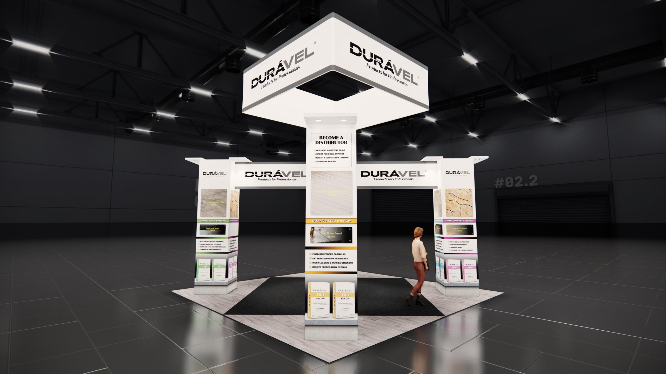20 x 20 Island Exhibit Rental — MODEX, Atlanta