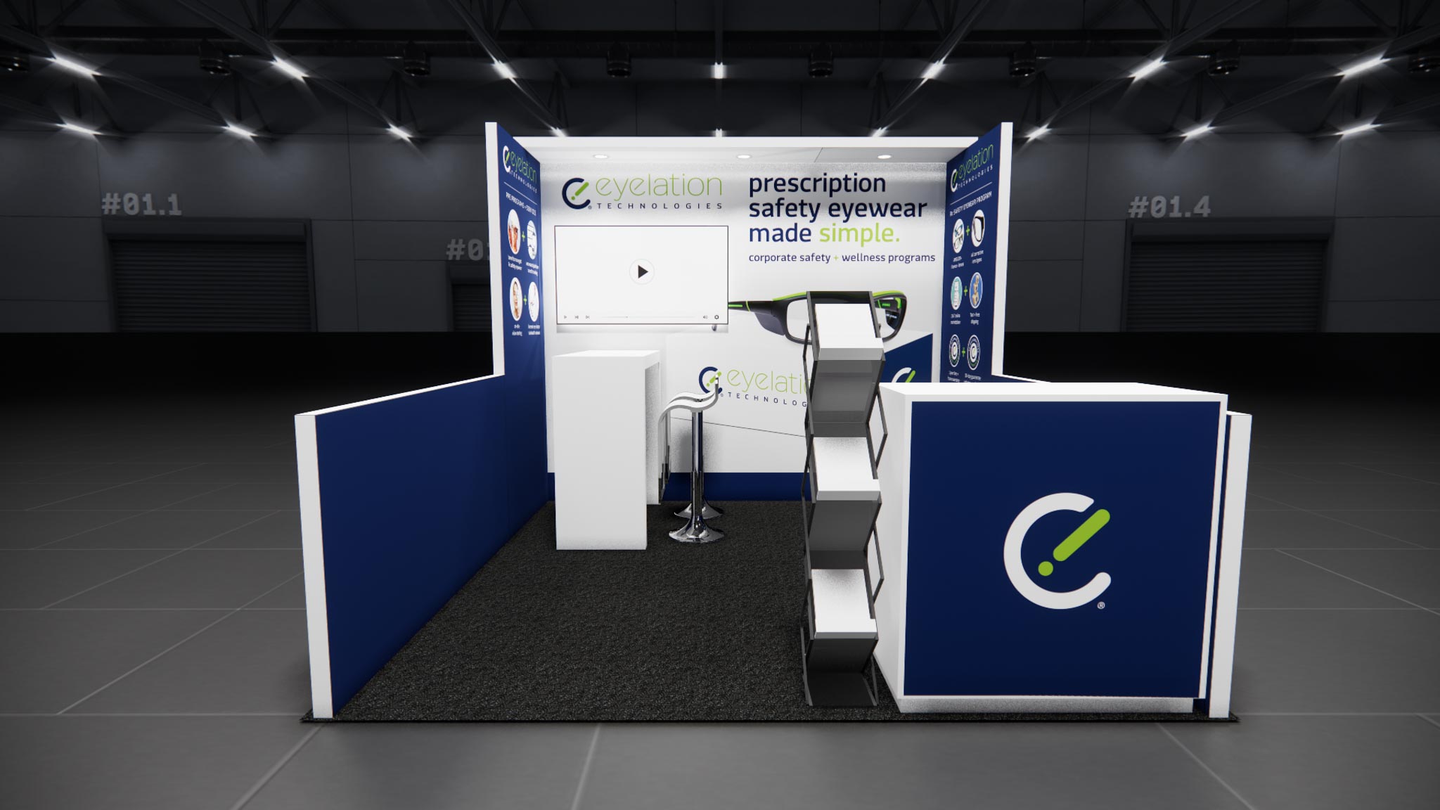 10 x 10 Inline Exhibit Rental — CES, Las Vegas